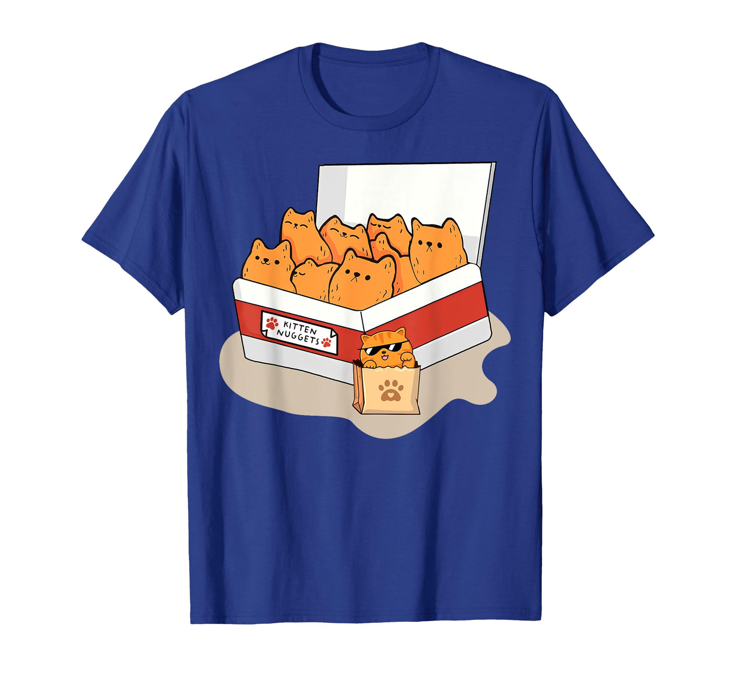 Kitten Nuggets Food Pun Gifts For Men, Women, Kid, Cat Lover T-Shirt