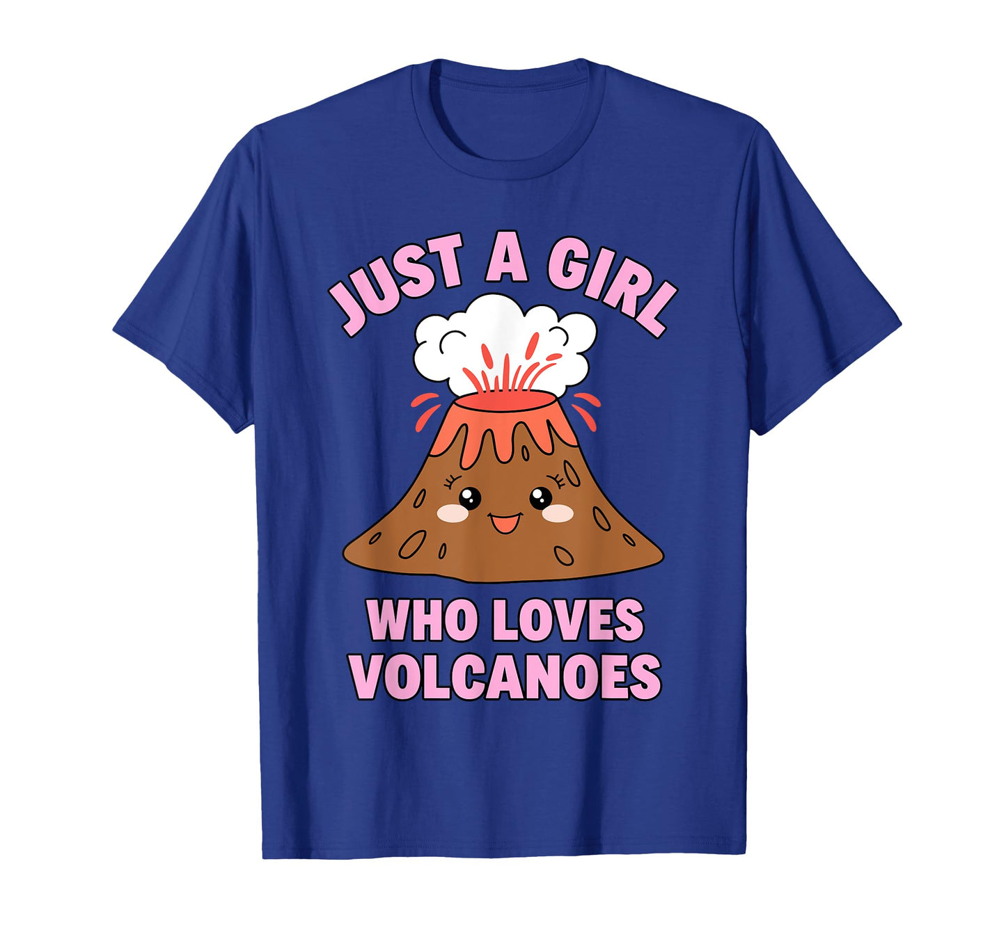 Cute Volcano Art For Girls Women Kids Lava Volcanology Lover T-Shirt