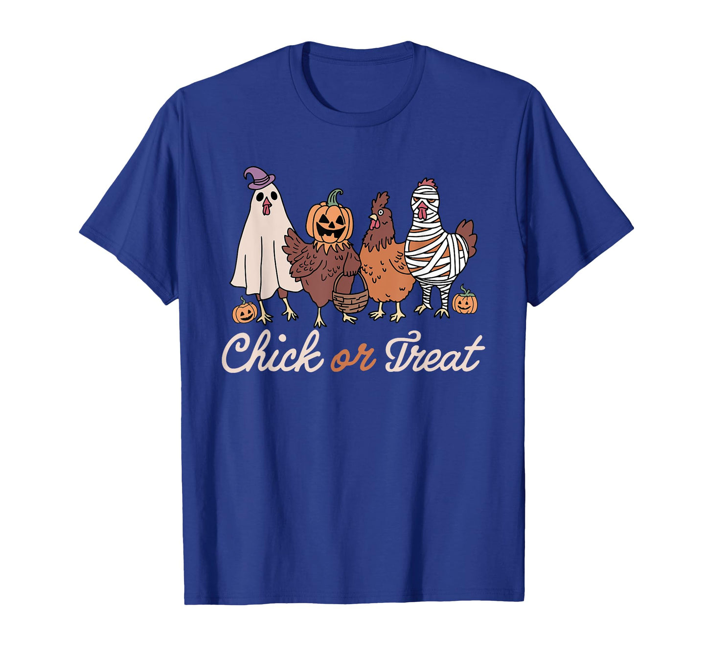 Chick Or Treat Halloween Witch Spooky Chicken T-Shirt
