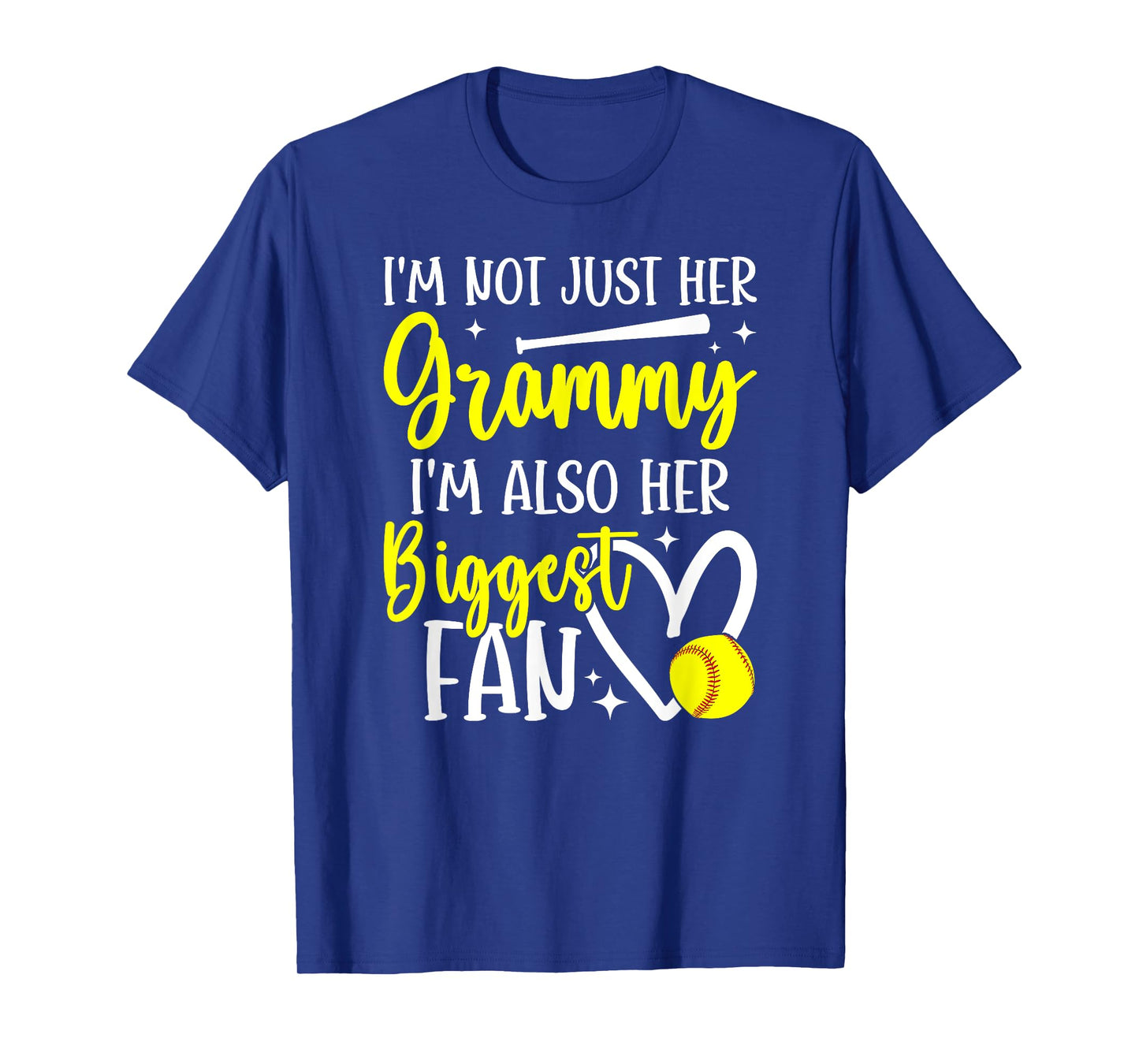 His Biggest Fan Softball Grammy Of A Softball Player Grammy T-Shirt