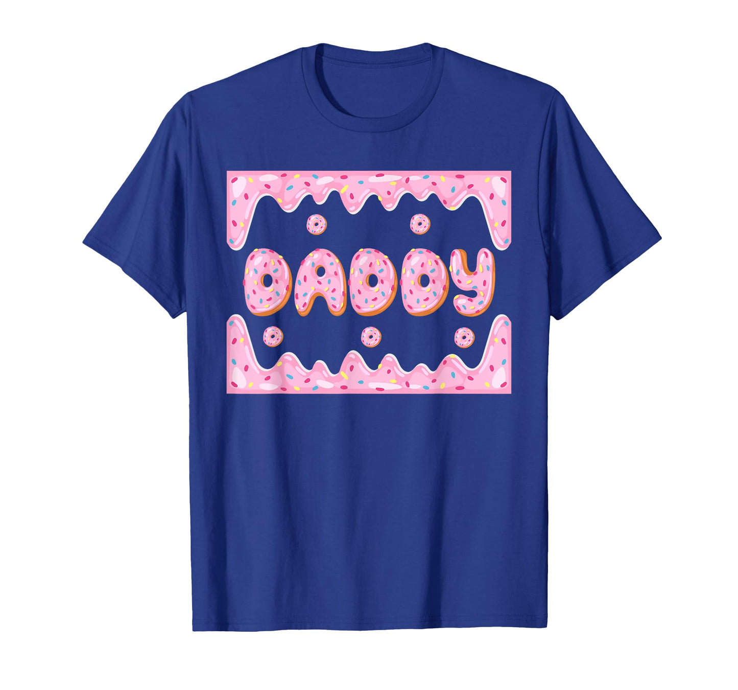 Daddy Dad Matching Birthday Squad Crew Donut Family T-Shirt
