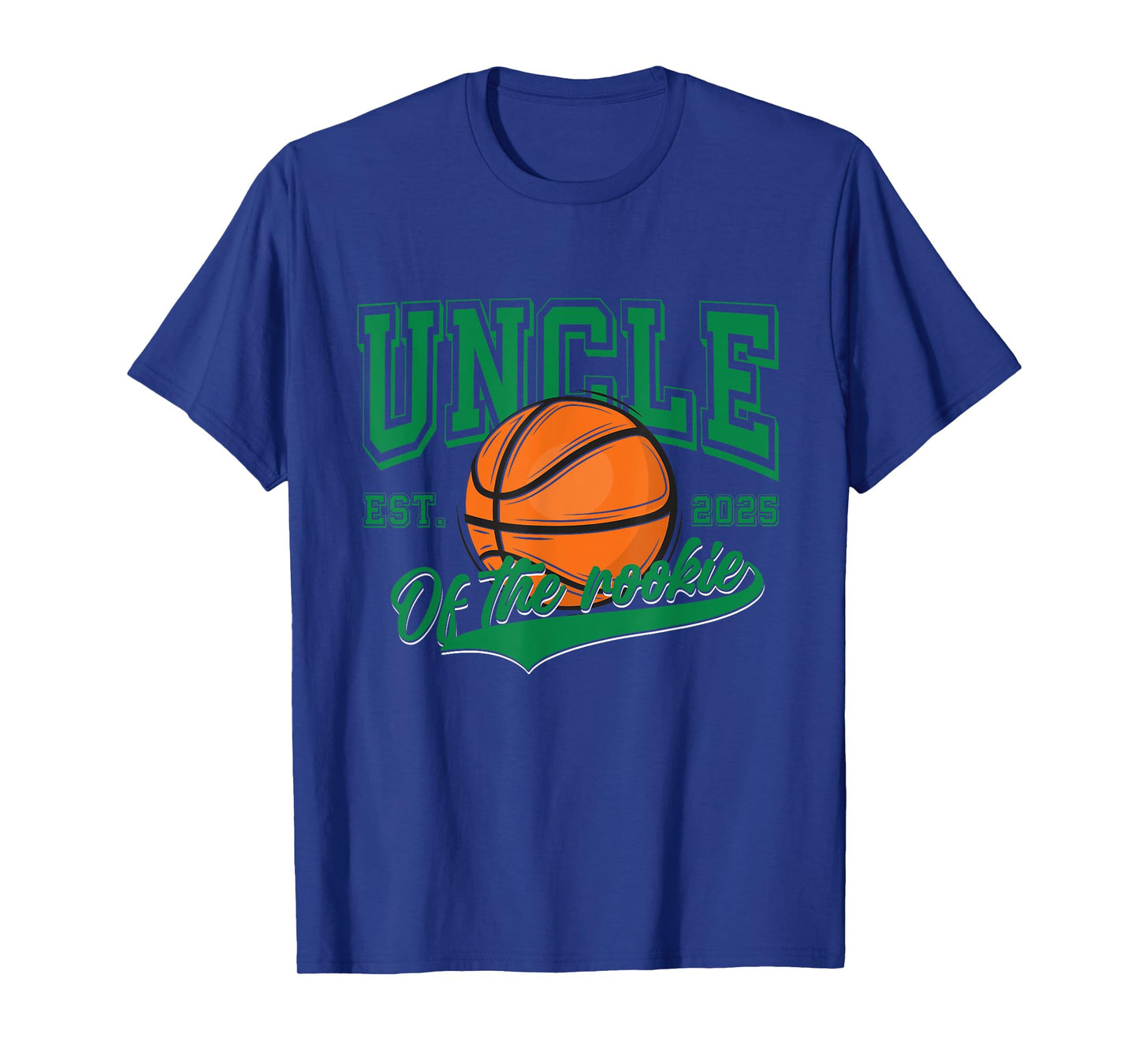 Uncle of Rookie 1st Birthday boy Basketball Family Matching T-Shirt
