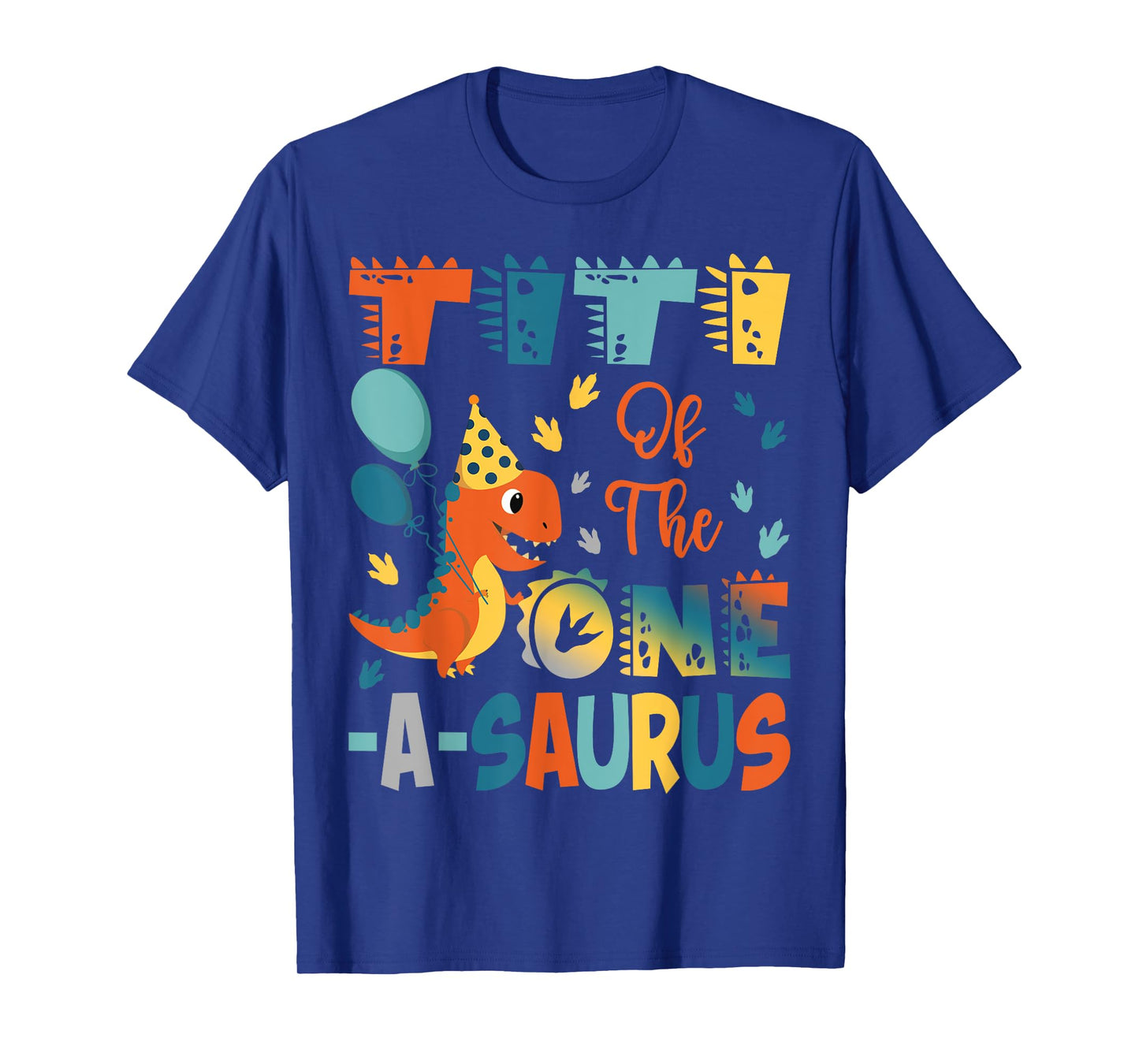 Titi Of The One-A-Saurus 2Nd Birthday Dinosaur Party T-Shirt