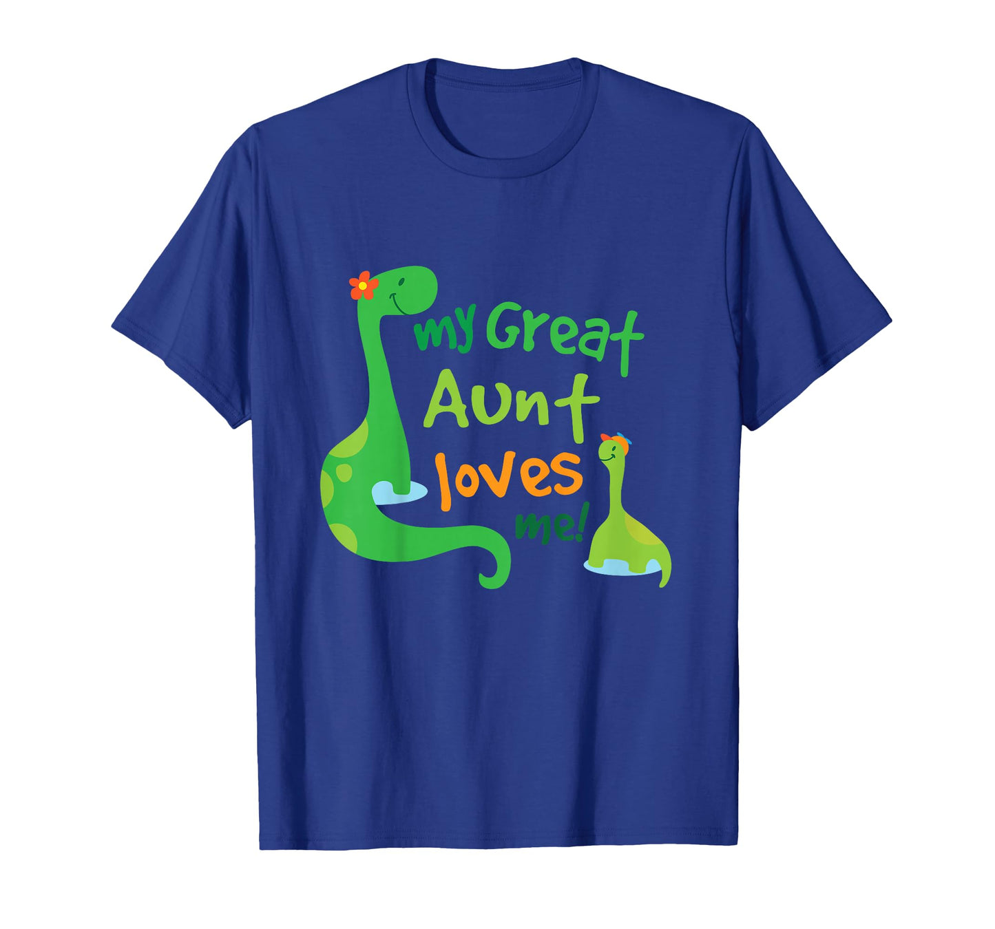 Kids My Great Aunt Loves Me Dinosaur Nephew T-Shirt