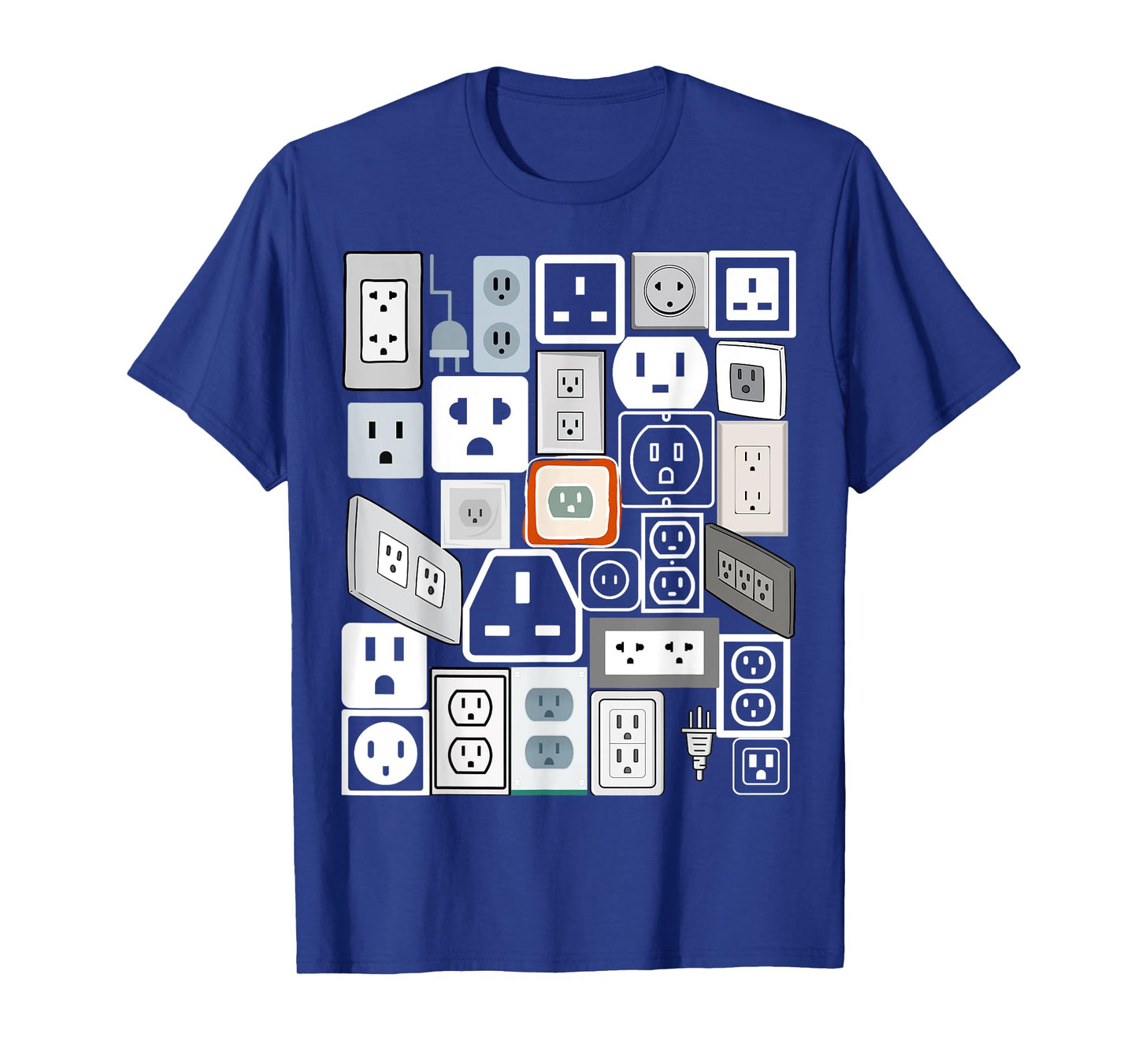 Electrical Outlet Plug and Socket Couples Halloween Costume T-Shirt