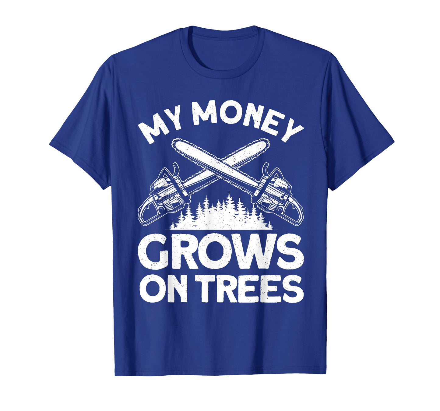 Funny Lumberjack Art For Men Tree Cutter Saw Logger Chainsaw T-Shirt
