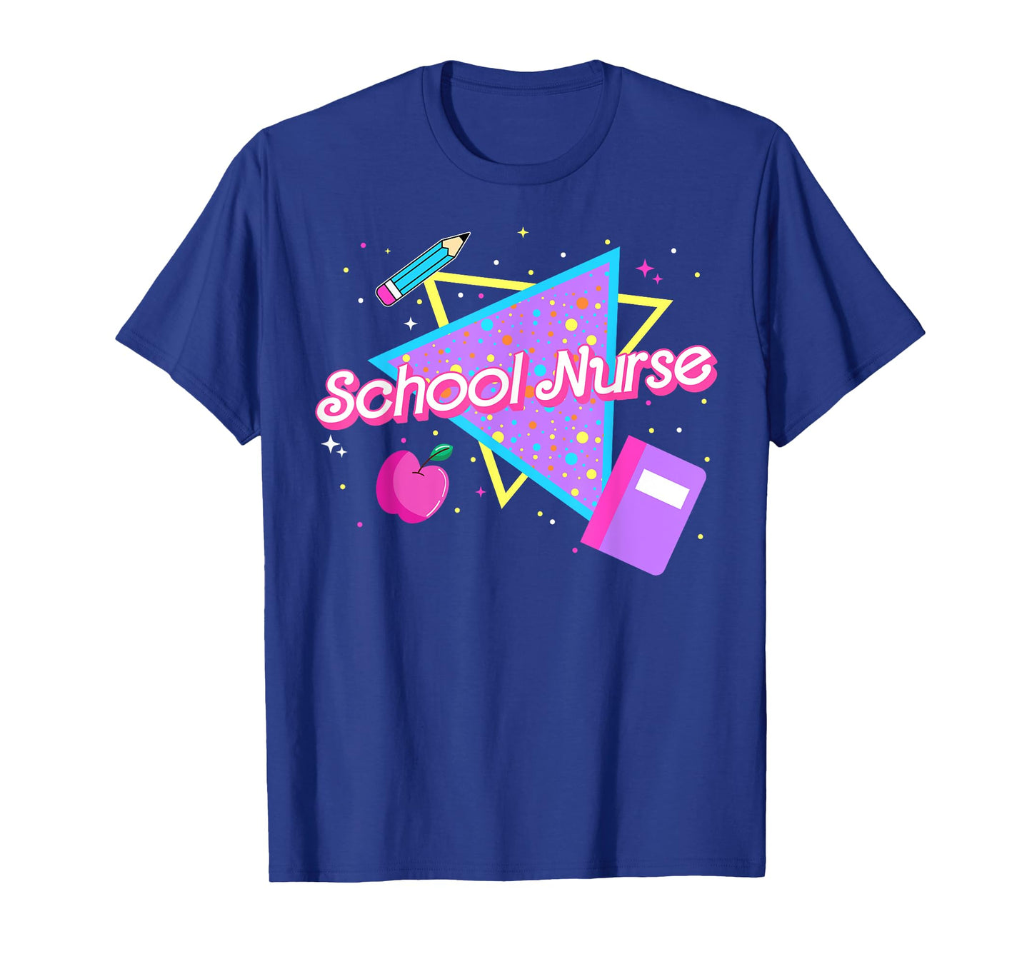 Cute School Nurse Back to school 80's 90's Retro Old School T-Shirt
