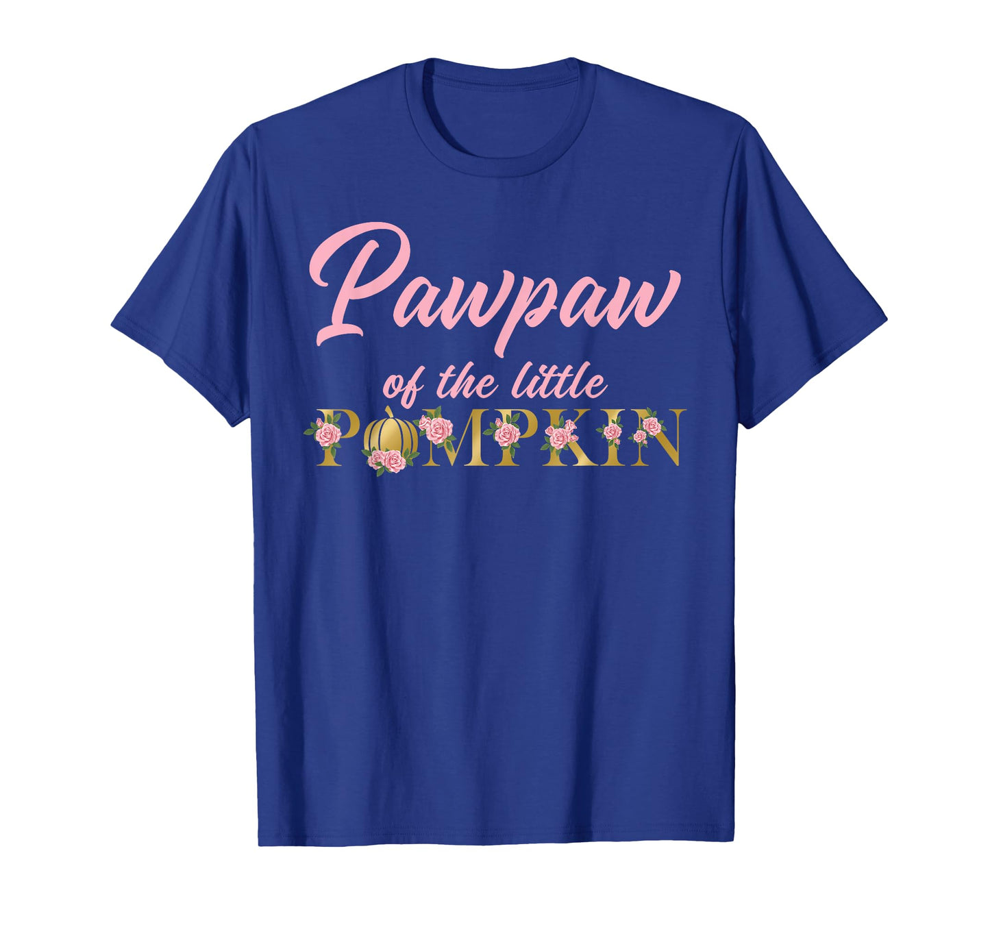 Pawpaw of Little Pumpkin First Birthday Autumn Pumpkin T-Shirt
