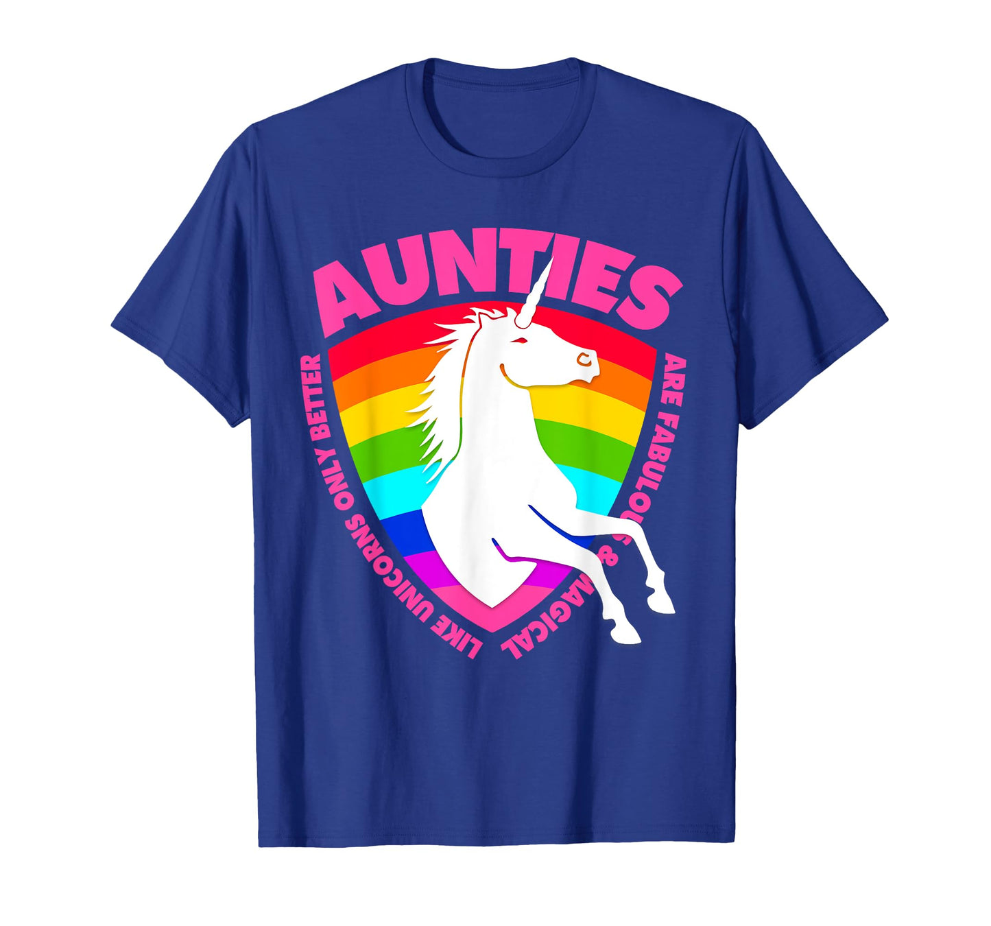 Unicorn Aunt for Women Kids Girls Favorite Auntie T-Shirt