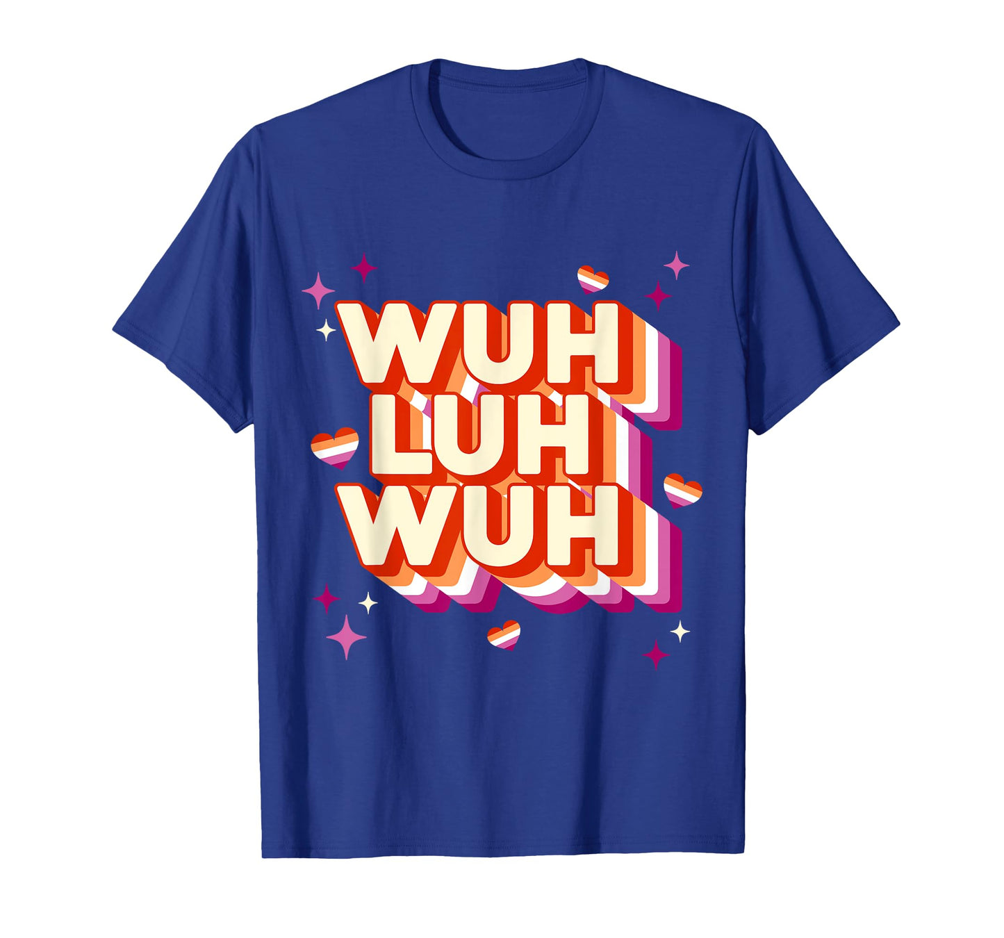 Funny Wuh Luh Wuh WLW Lesbian For Women Girls LGBT Gay Ally T-Shirt
