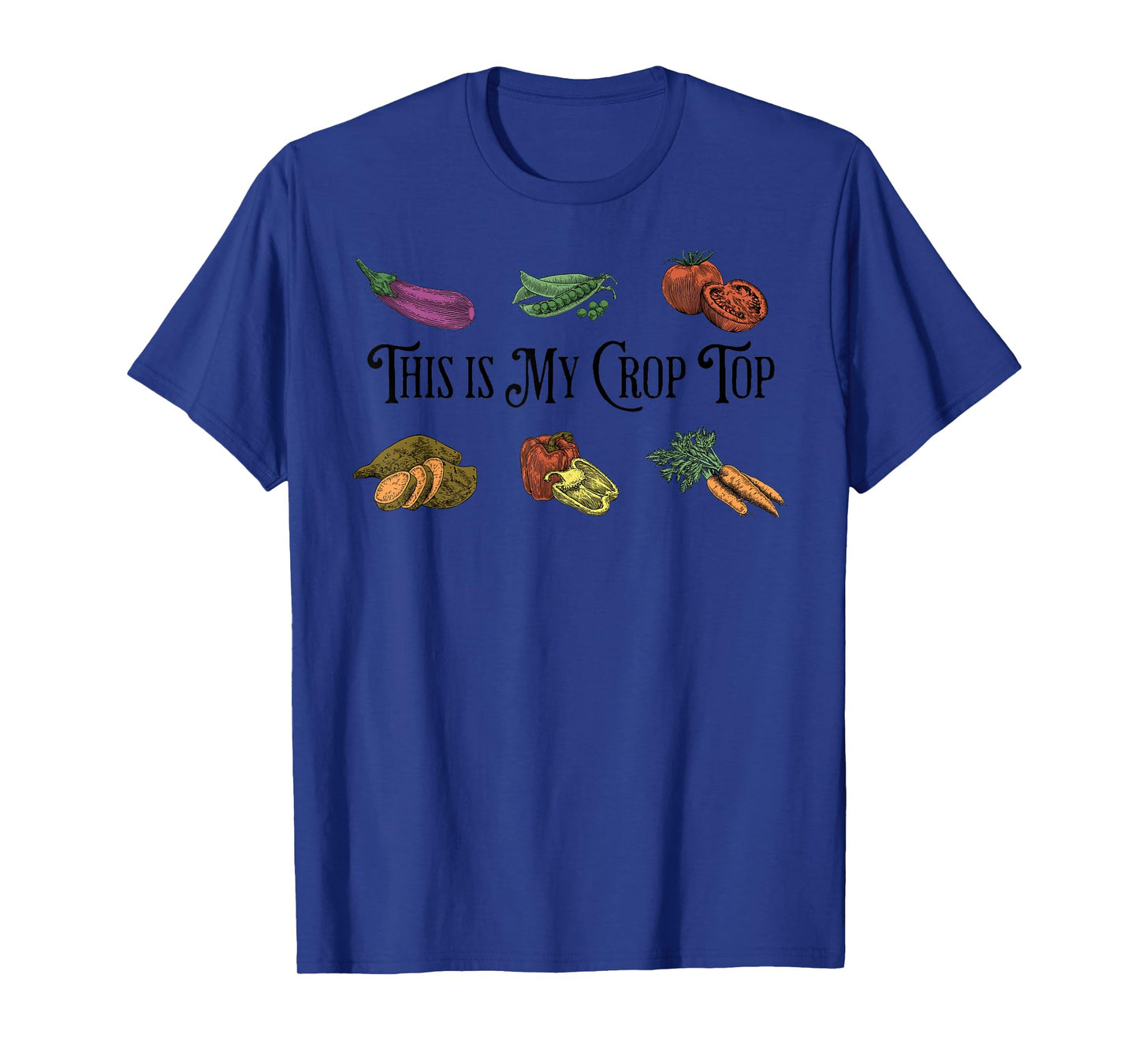 Farmers Market Vibes My Crop Top Farm Vegetable Garden Gift T-Shirt