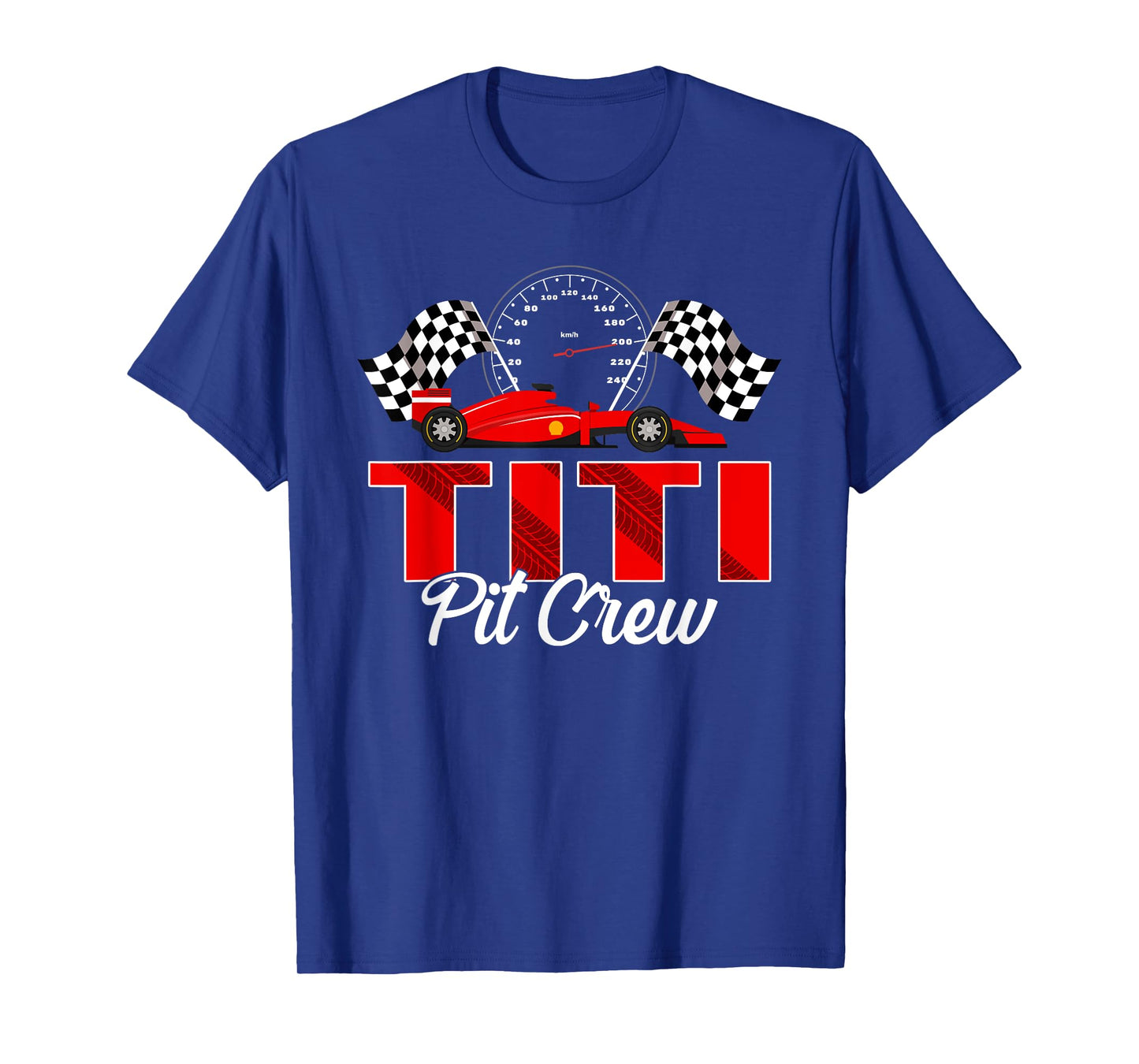 Race Car Birthday Party Racing Family Titi Pit Crew T-Shirt