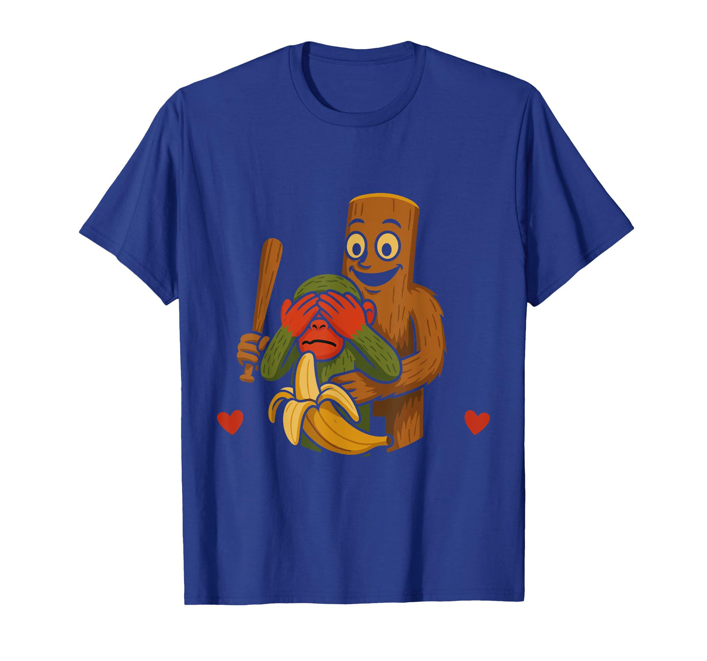Italian Brainrot Chimpanzini Bananini Tung Sahur Kiss Cam T-Shirt
