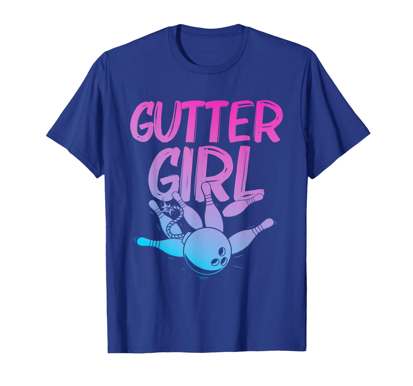 Funny Bowling Design for Girls Women Bowler Bowling Lover T-Shirt