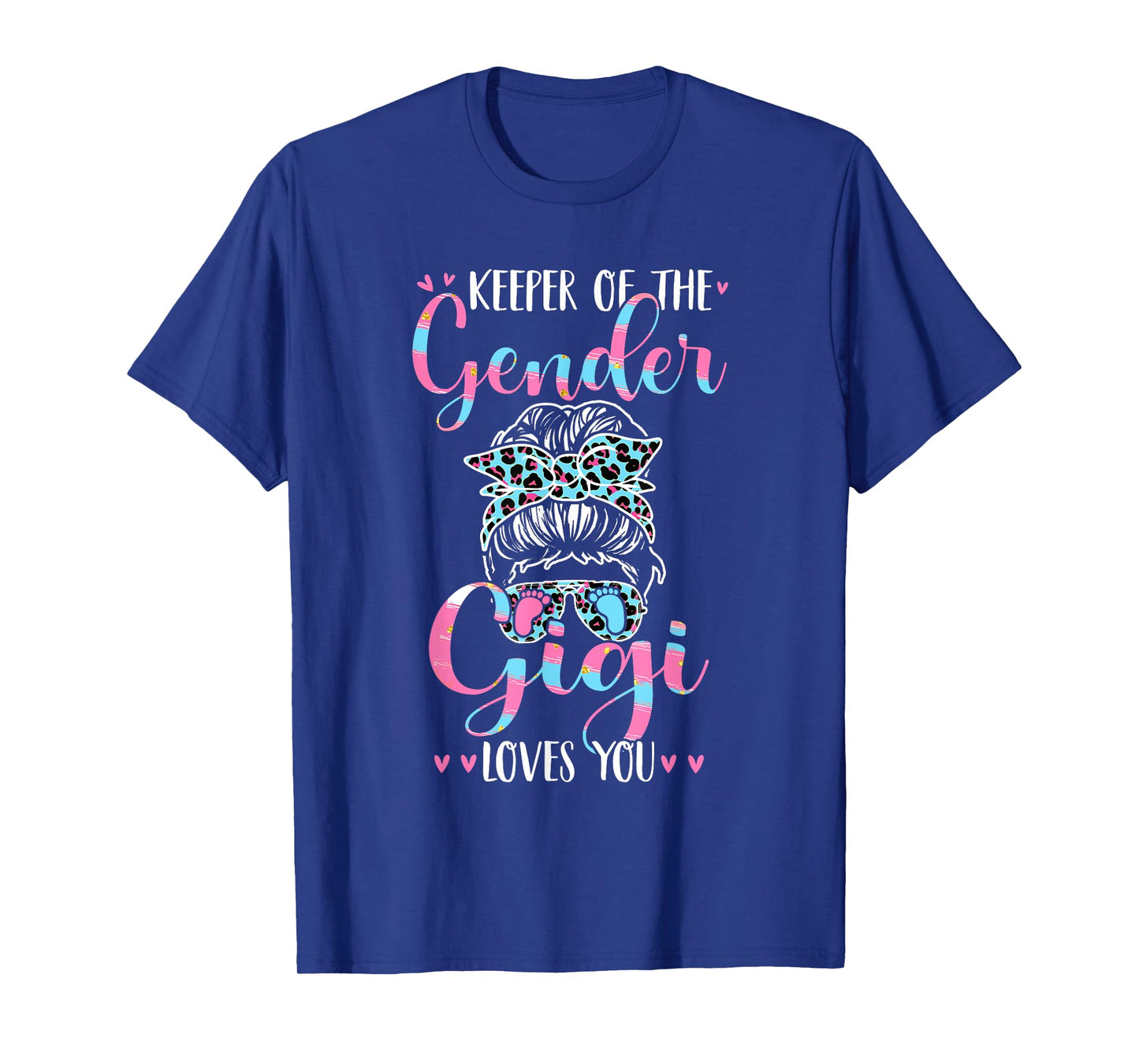 Keeper of the Gender Gigi Loves You Cute Women Gender Reveal T-Shirt