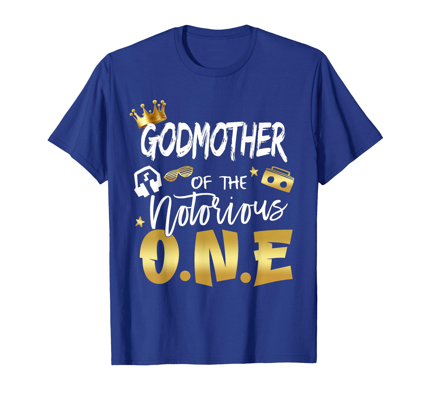 Godmother Of The Notorious One Old School 1st Birthday T-Shirt