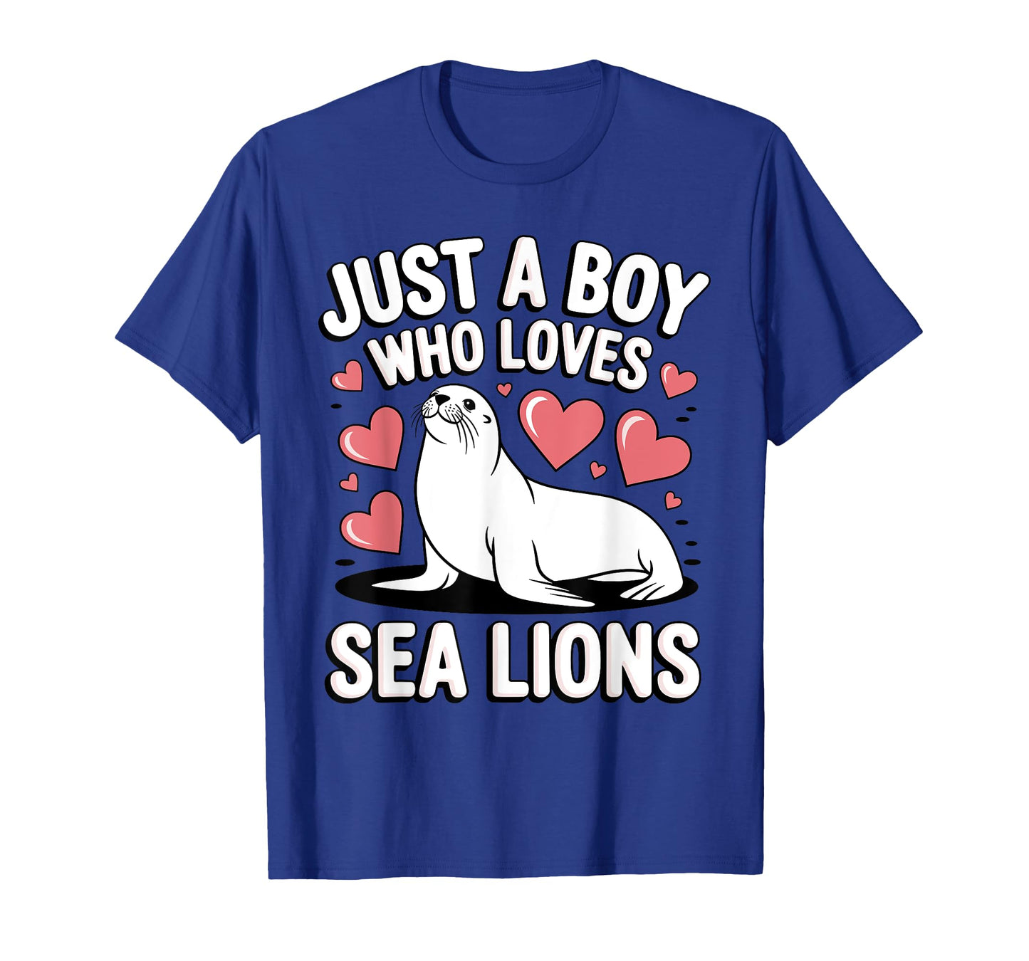 Cool Sea Lion Art For Men Boys Dad Sea Lion Lover Sea Lion T-Shirt