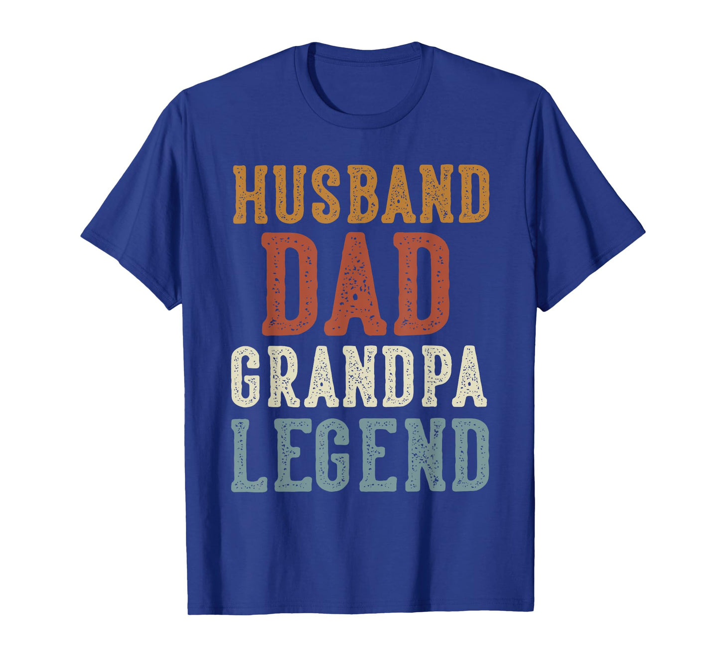 Husband Dad Grandpa Legend - Classic Retro Distressed T-Shirt