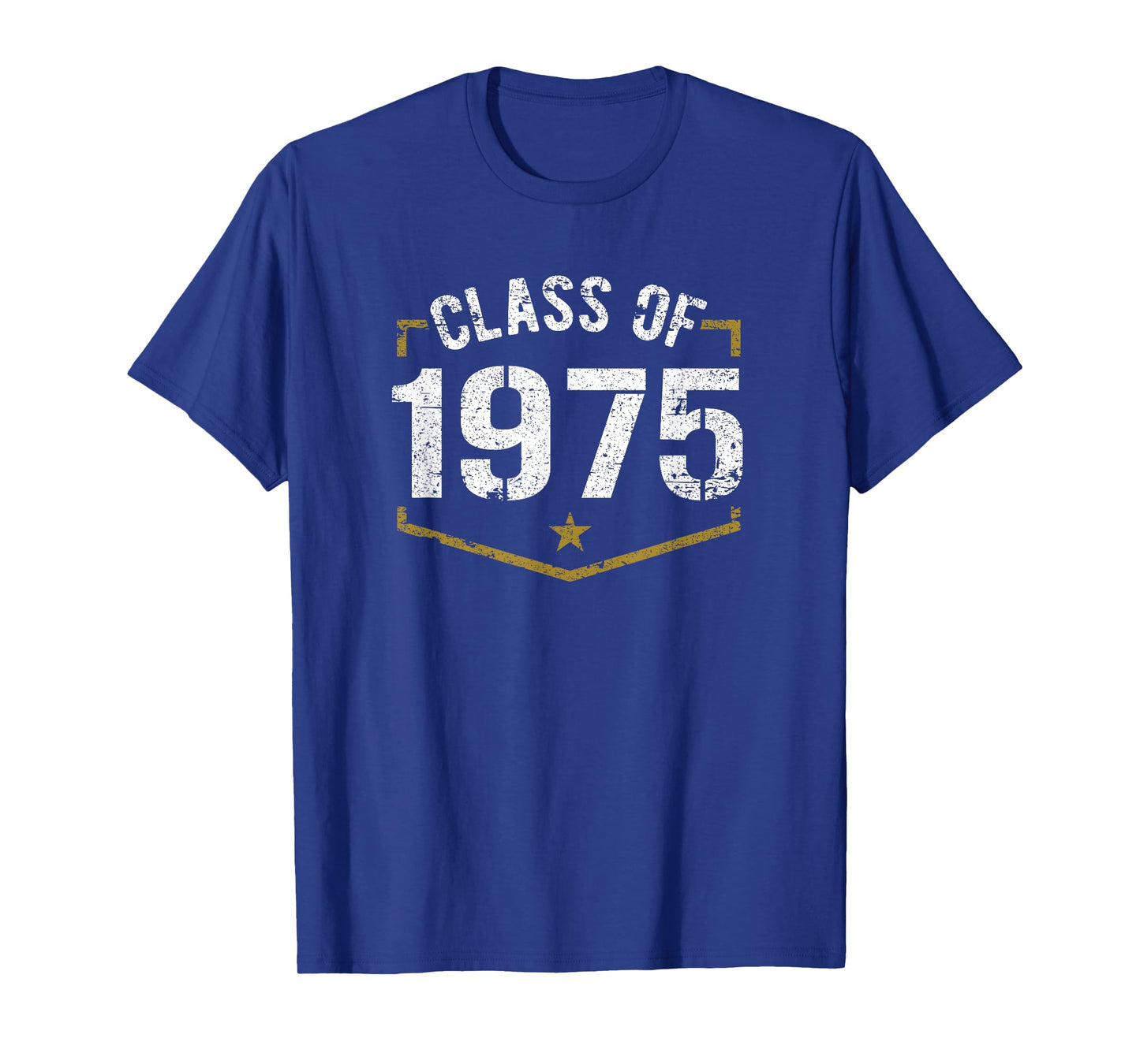 Class of 1975 School Reunion Graduation Vintage Style Design T-Shirt