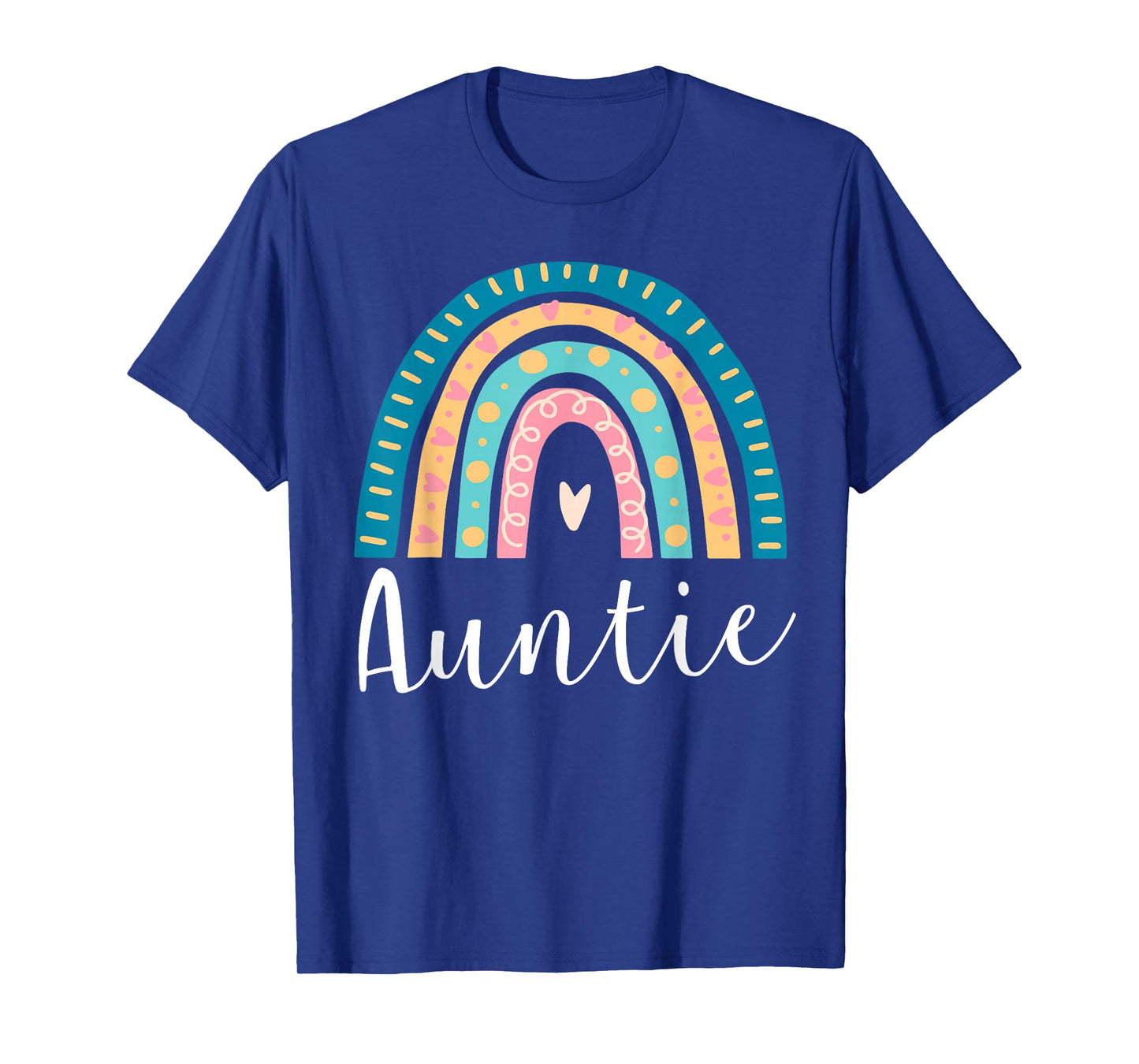 Auntie Rainbow Gifts Family Matching Birthday T-Shirt