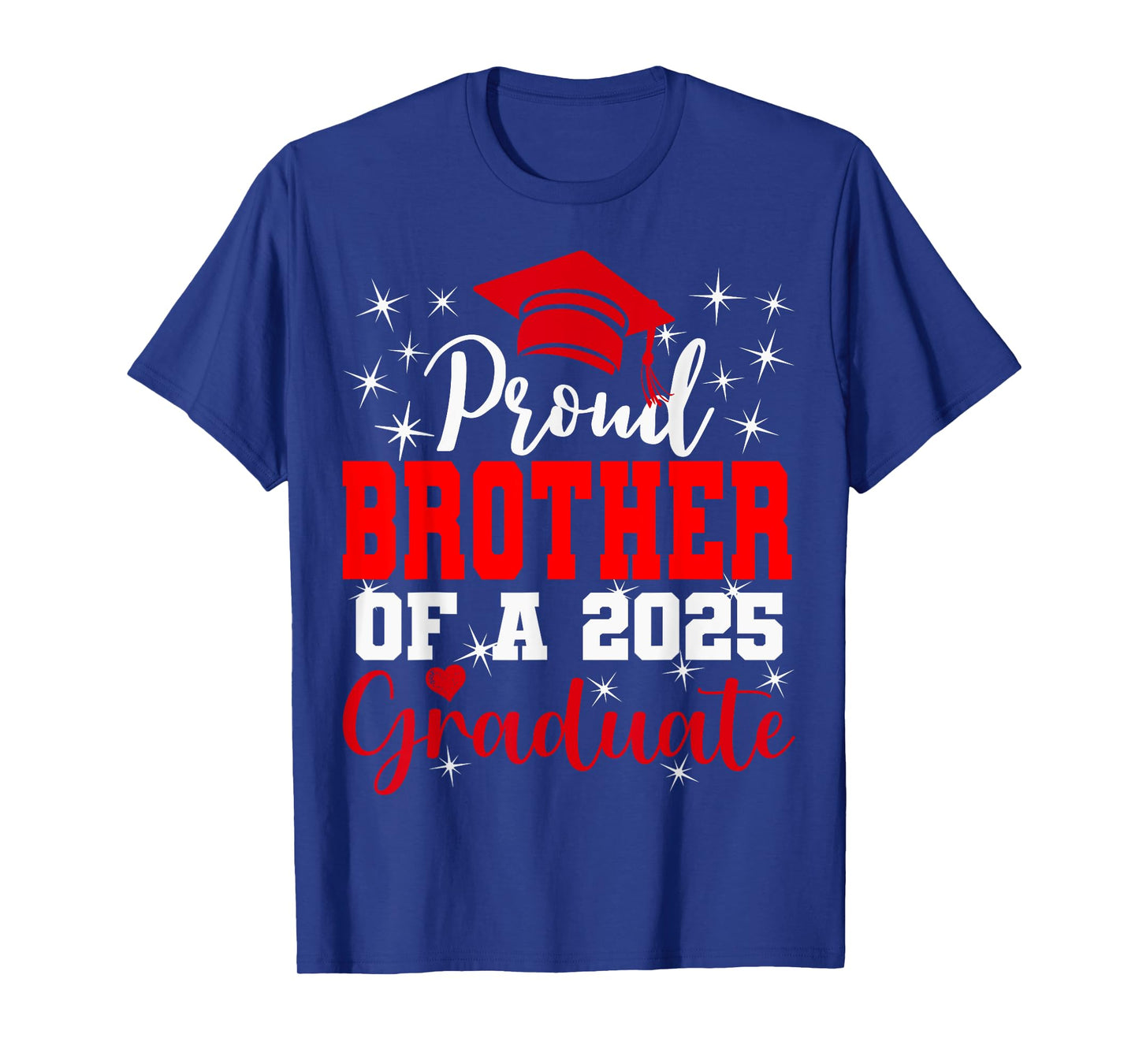 Super Proud Brother of 2025 Graduate Graduation Family T-Shirt