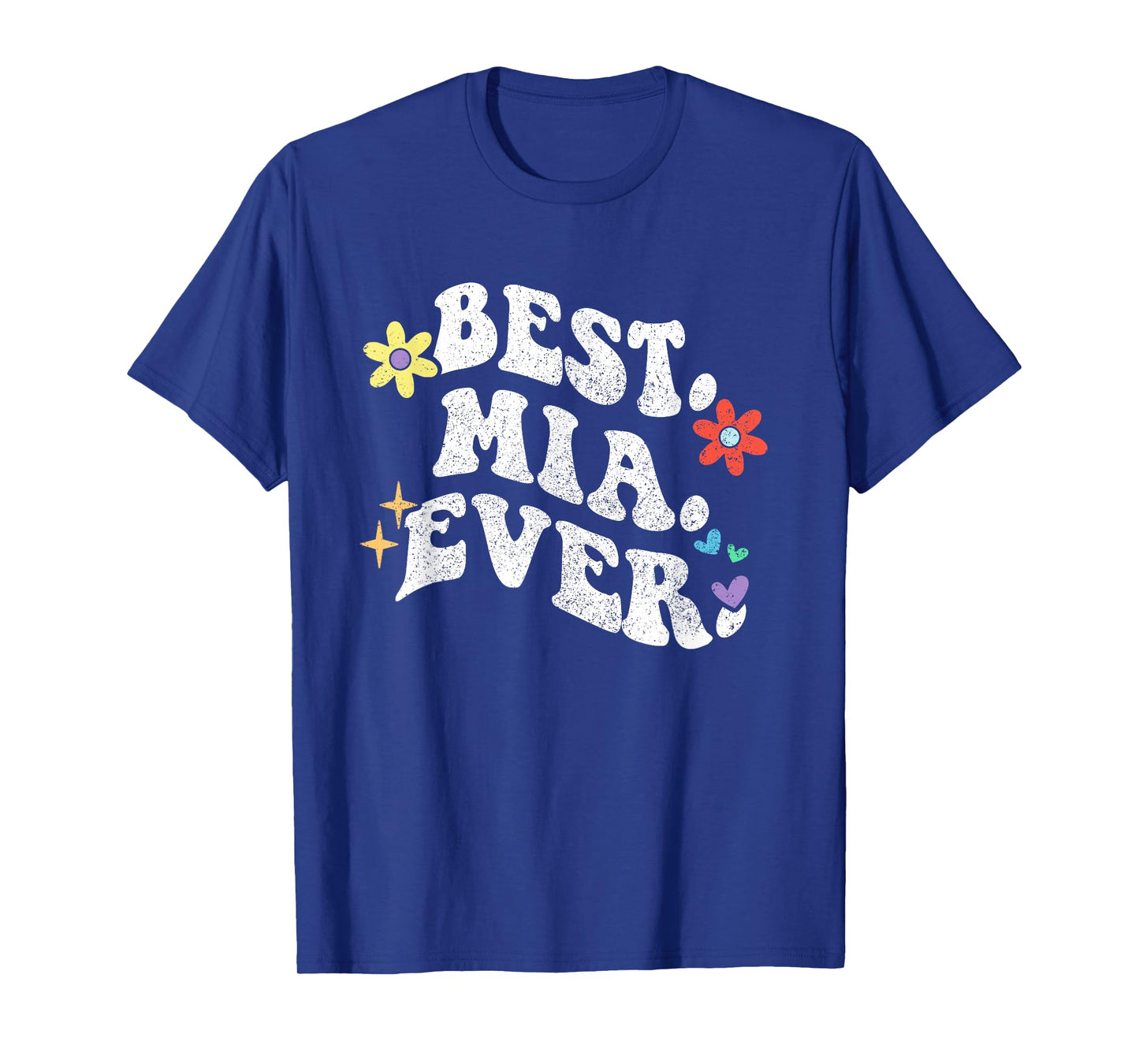 Retro Groovy Best MIA Ever First Name Mother's Day Girl T-Shirt