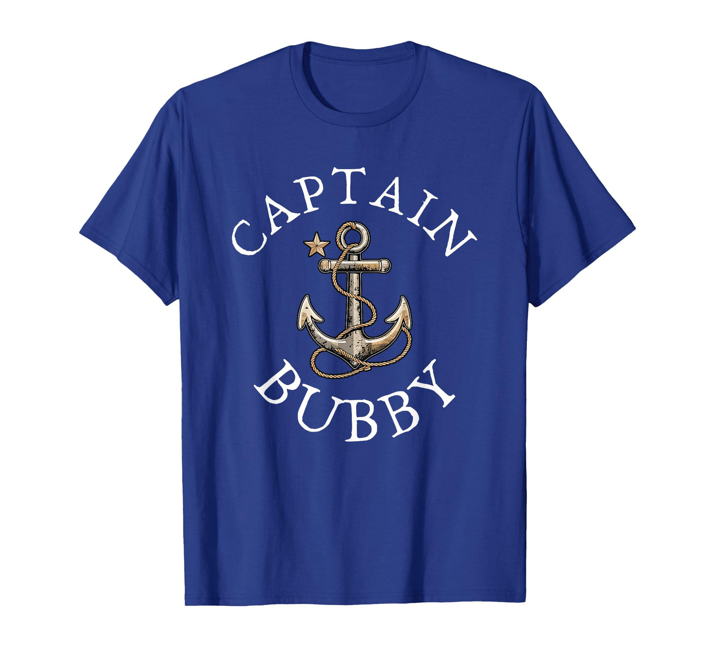 Captain Bubby Boat Sailing Boating Vintage Anchor Funny T-Shirt