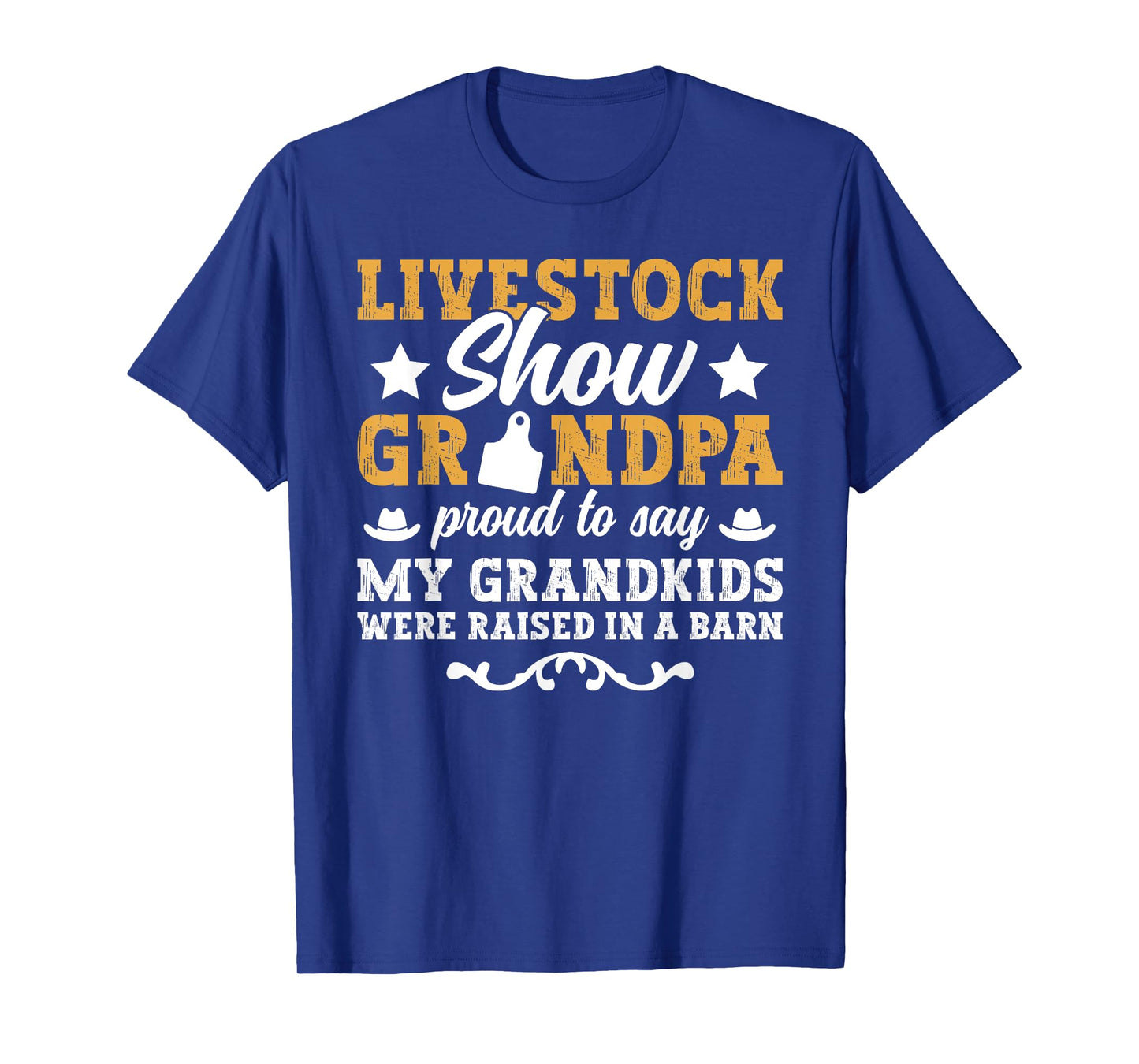 Livestock Show Grandpa Proud Livestock Show Grandfather T-Shirt