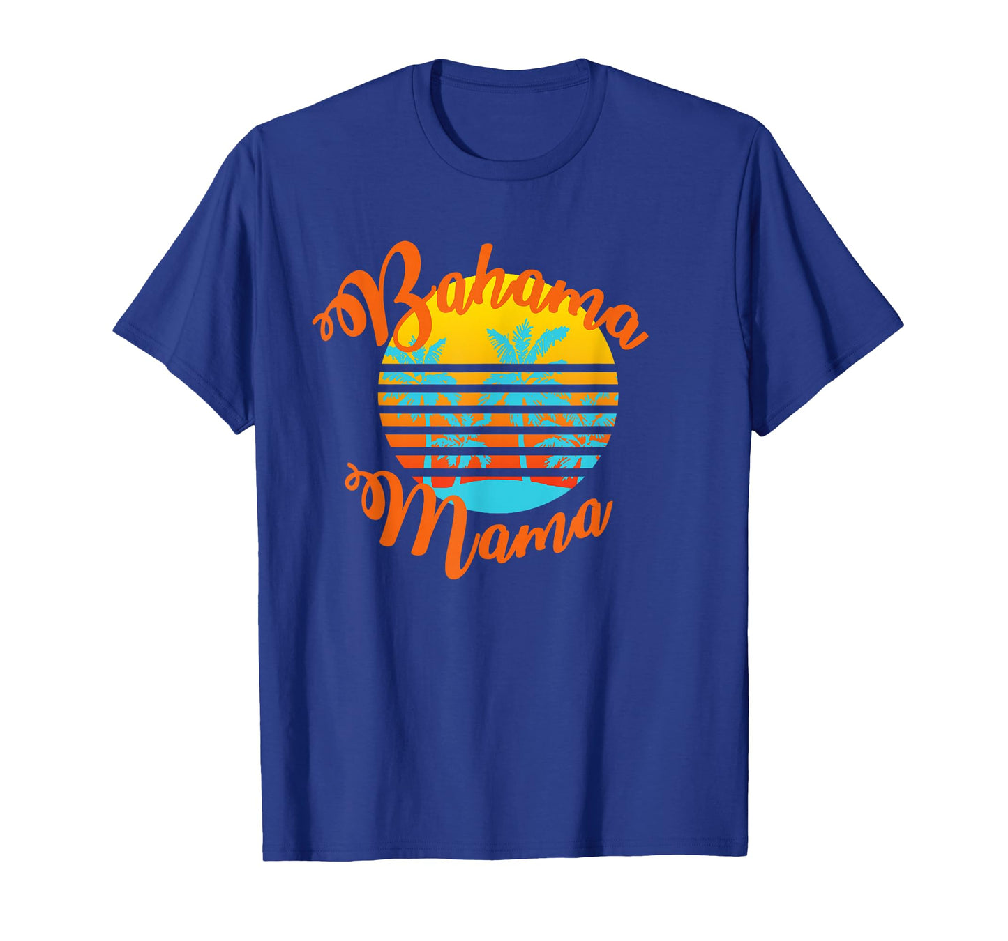 Bahama Mama Retro sunset with palm trees T-Shirt