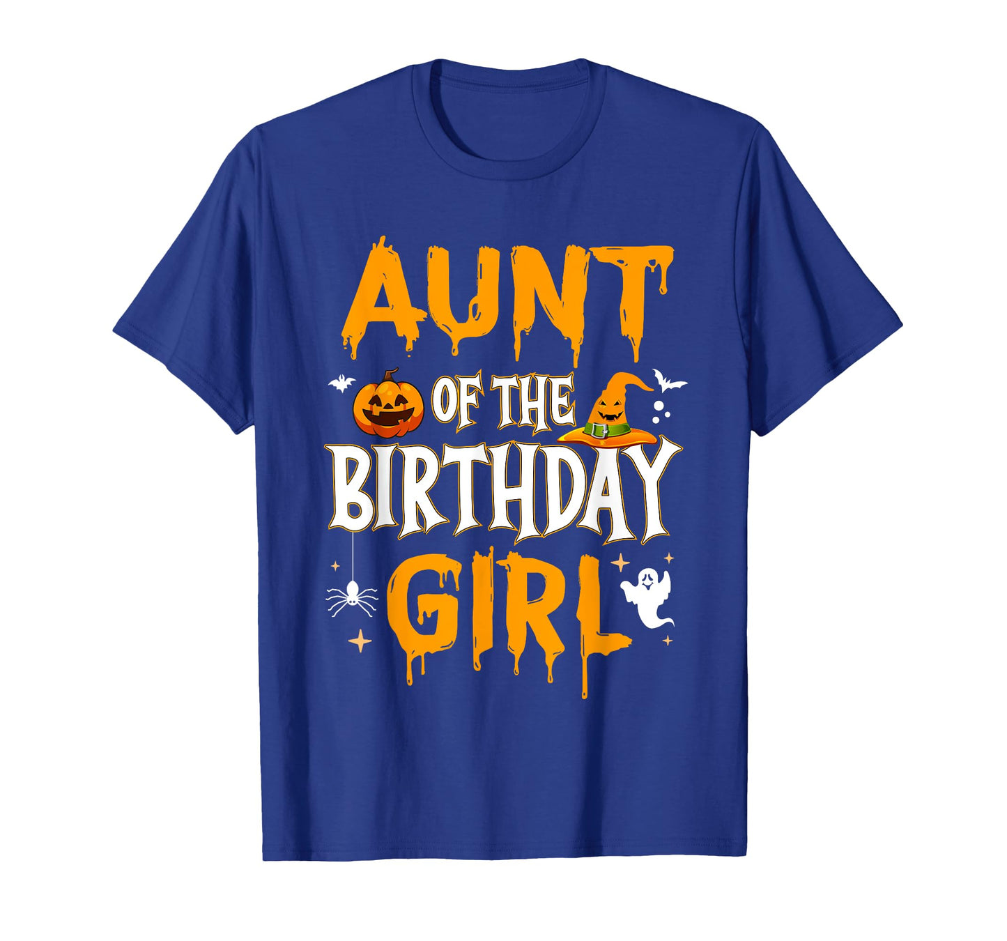 Aunt of the Birthday Girl Halloween 1st Birthday Girl T-Shirt