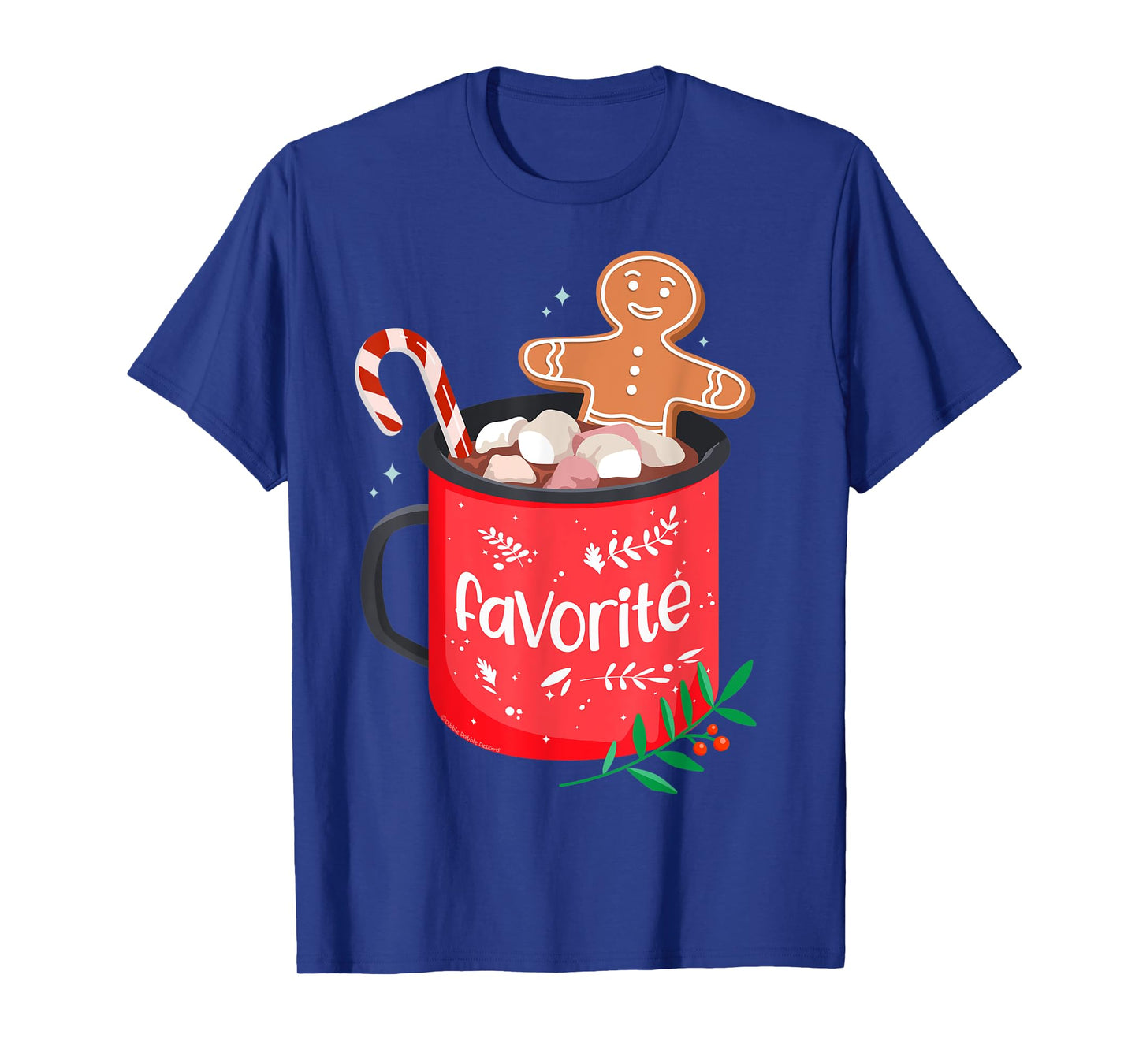Christmas Matching Family Cocoa Mug with Candy Cane FAVORITE T-Shirt