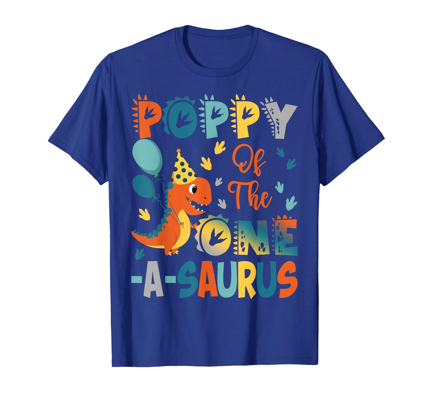 Poppy Of The One-A-Saurus 2Nd Birthday Dinosaur Party T-Shirt