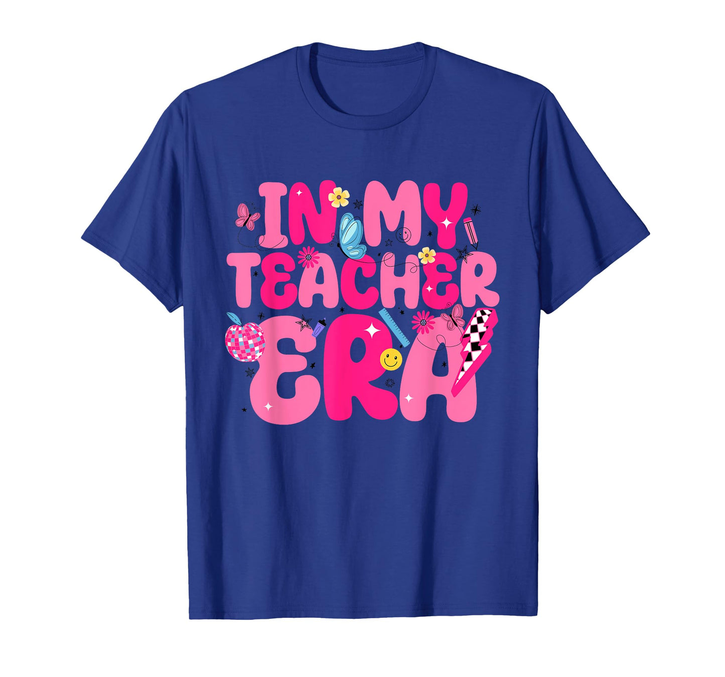 In My Teacher Era First Day Of School Back To School Retro T-Shirt for Men Women