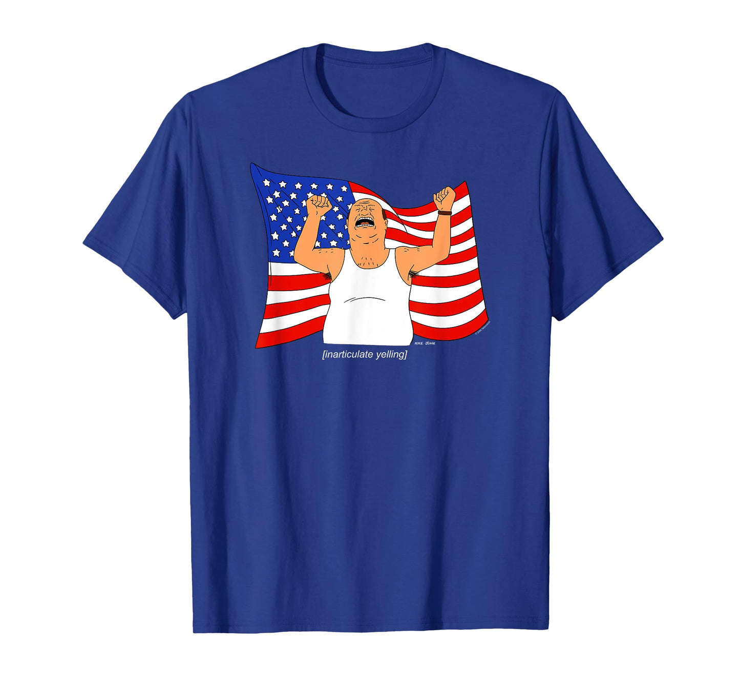 King of the Hill Bill Dauterive Inarticulate Yelling Cartoon T-Shirt