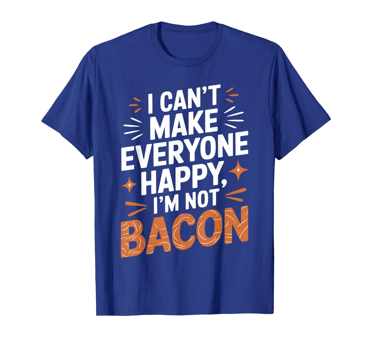 Funny Bacon Design For Men Women Adult Meat Pork Lover Bacon T-Shirt