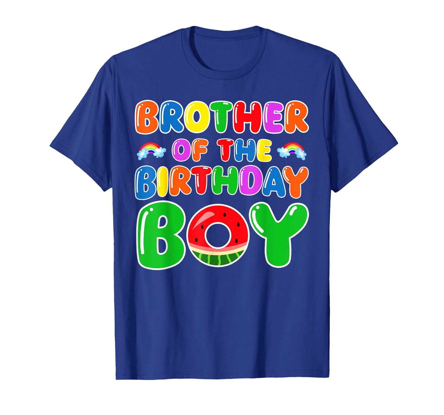 Funny Brother Of The Birthday Boy Watermelon Birthday Family T-Shirt