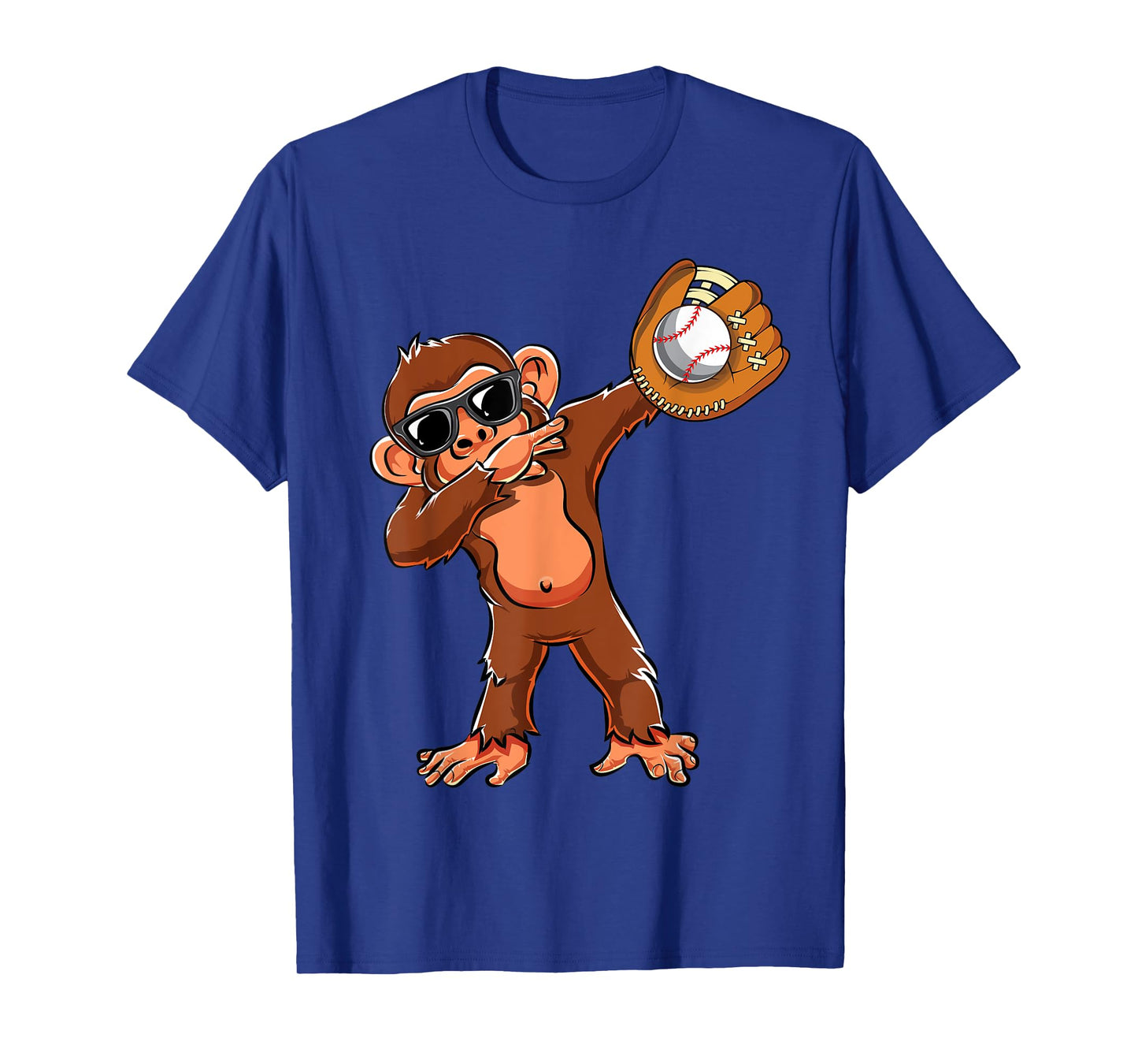 Cute Dabbing Monkey Lovers Dab Baseball Girls Boys Gifts T-Shirt