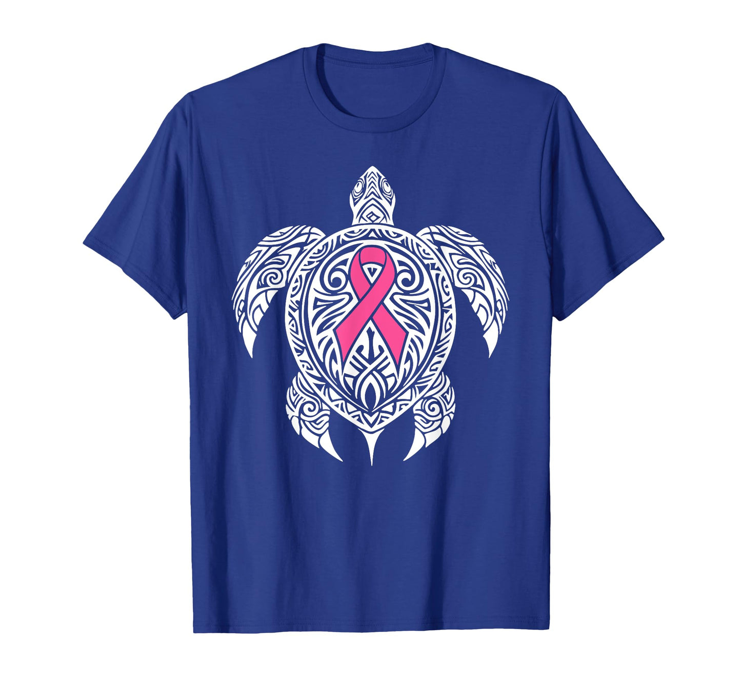 Breast Cancer Turtle Mandala Pink Cute Ribbon Men Women Kid T-Shirt