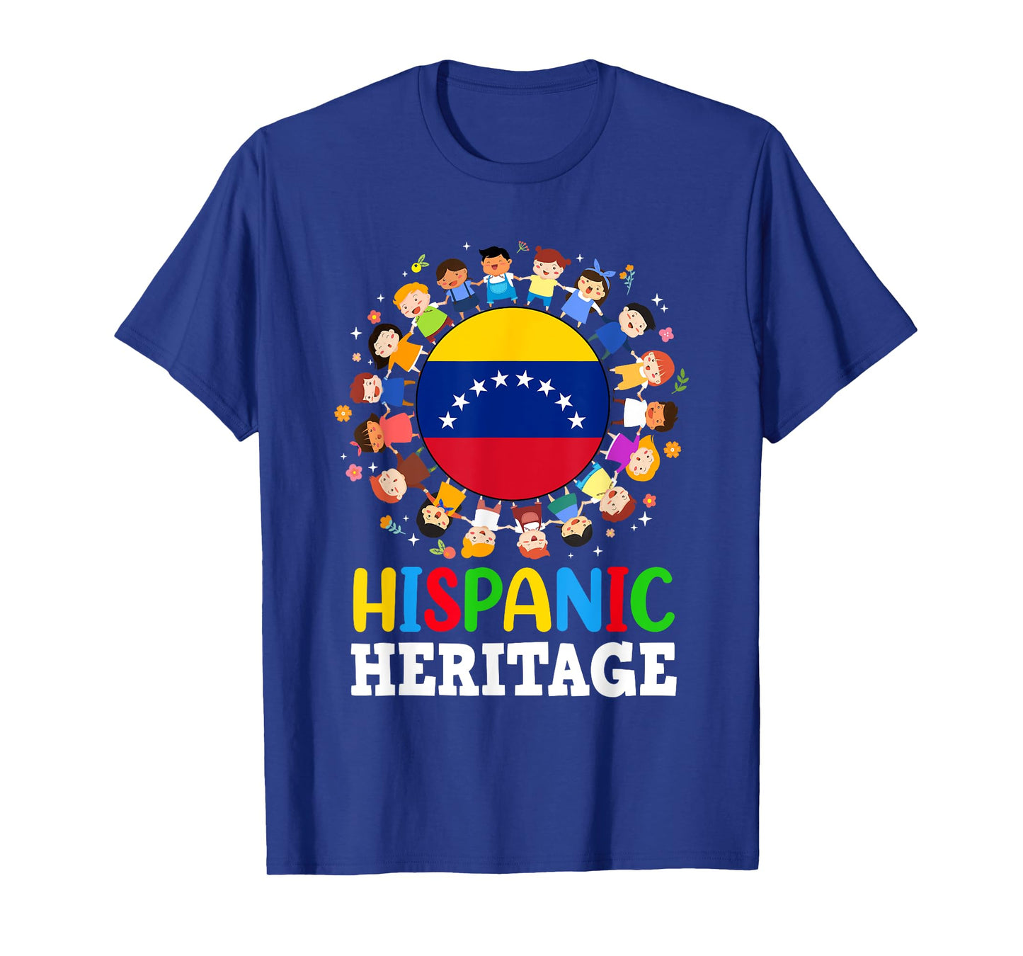 Hispanic Heritage Month Venezuelan Flag Venezuela Boys Girls T-Shirt