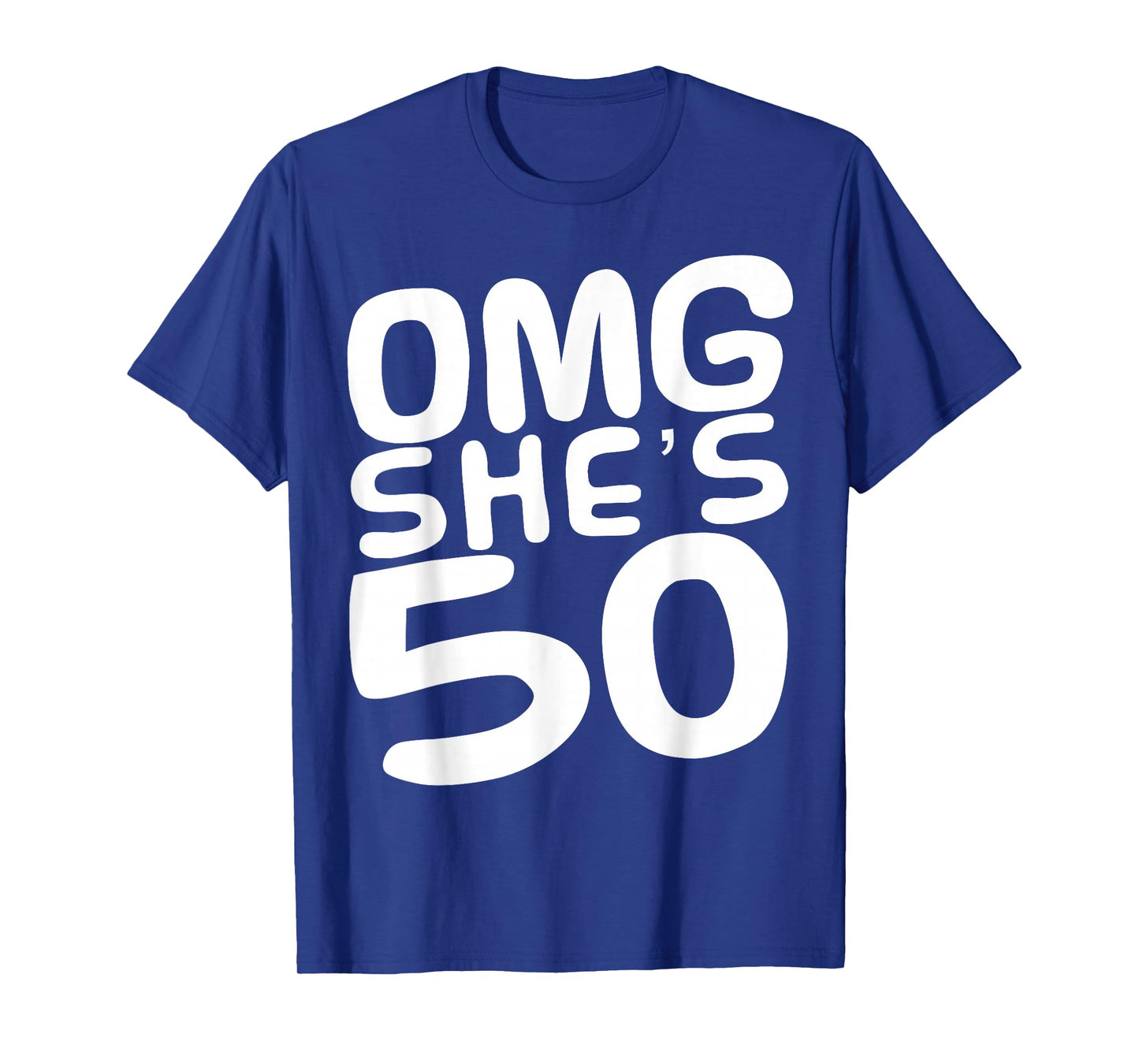 OMG She's 50th Birthday Crew 50 Year Old Birthday Squad T-Shirt