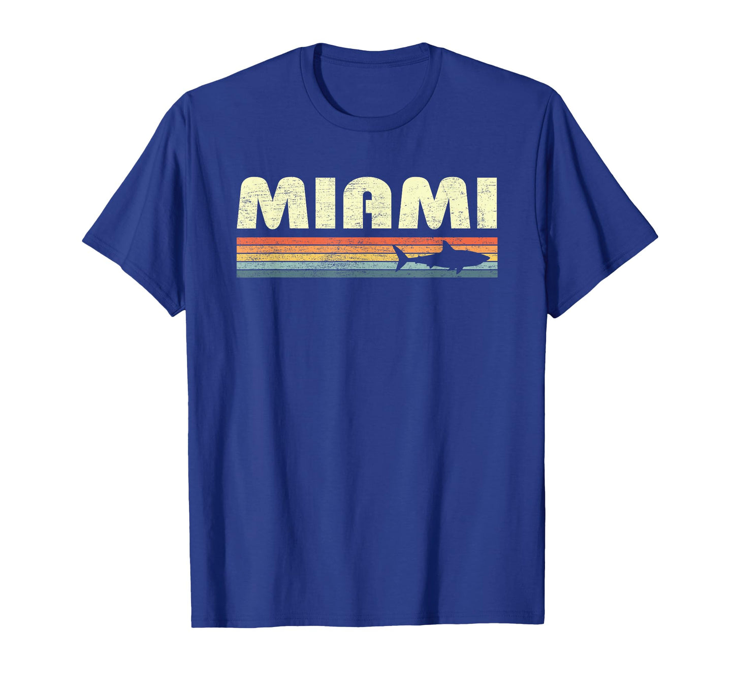 Miami Florida Vintage Shark Souvenir T-Shirt