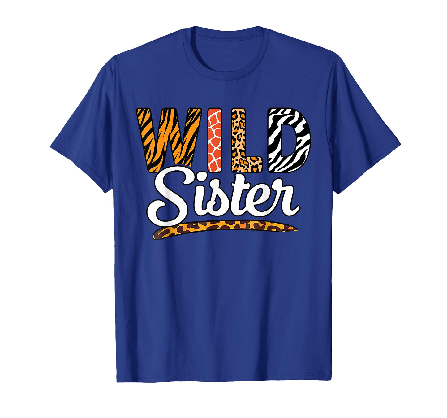 Wild Sister Zoo Birthday Safari Sis Jungle Wildlife Animals T-Shirt