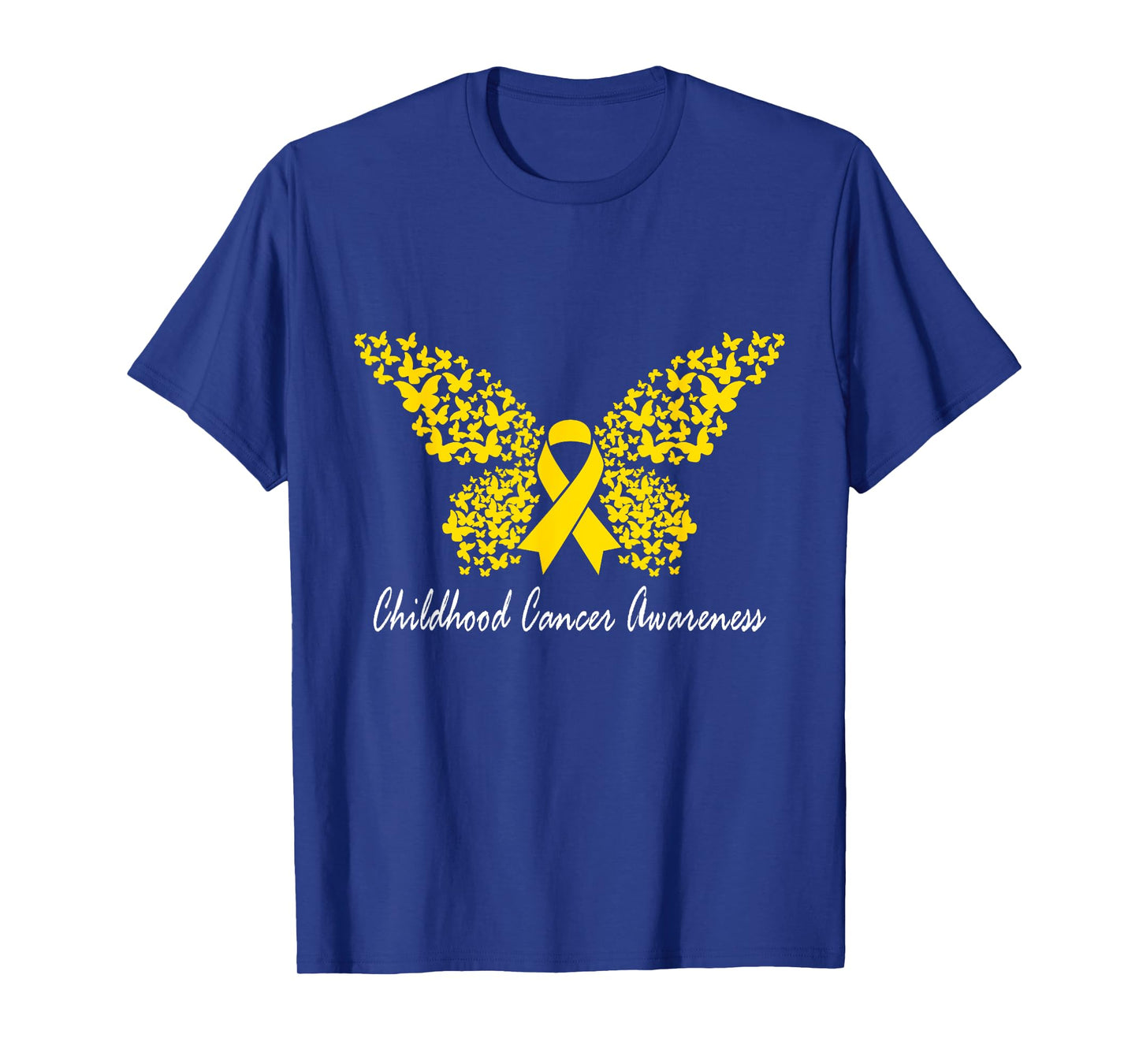 Childhood Cancer Awareness Butterfly T-Shirt