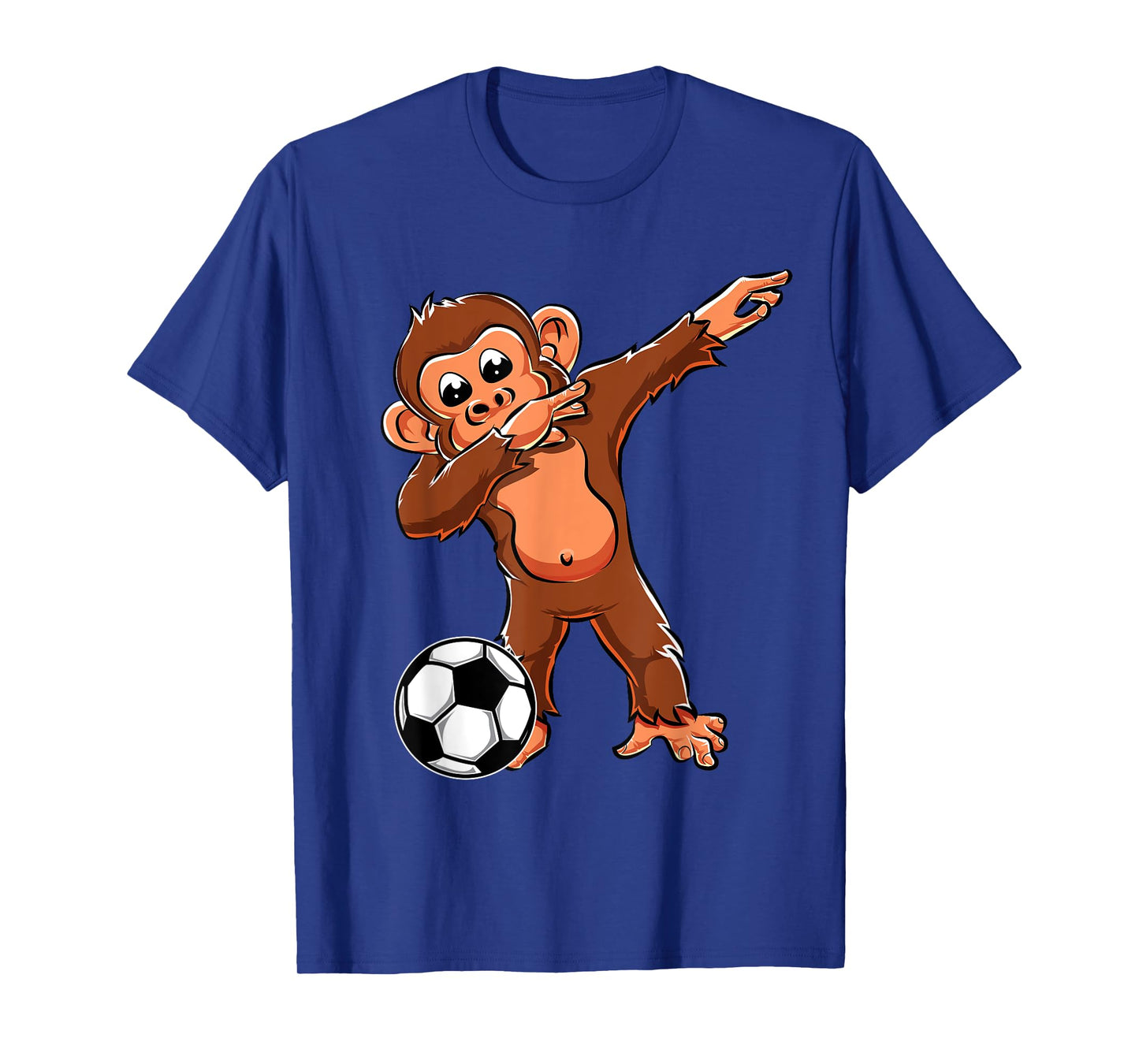 Cute Dabbing Monkey Lovers Dab Boys Girls Soccer Player Gift T-Shirt