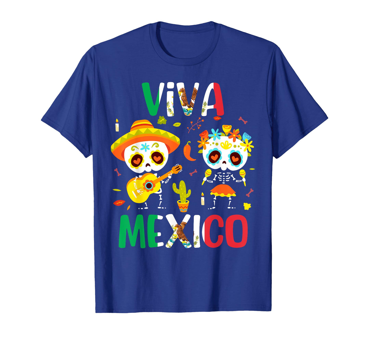 Viva Mexico Shirt Women Boys Girls Kids Mexican Flag Fiesta T-Shirt