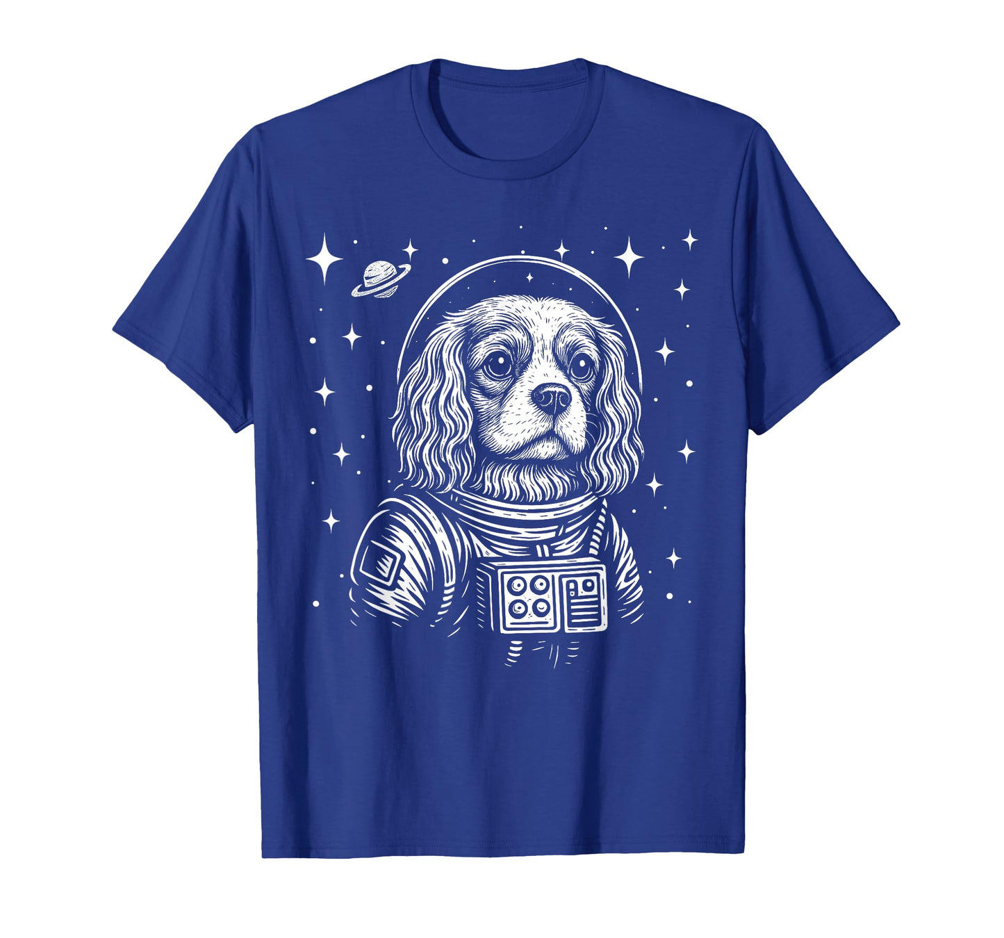 Astronaut Cavalier King Charles Spaniel Space Galaxy Dog T-Shirt