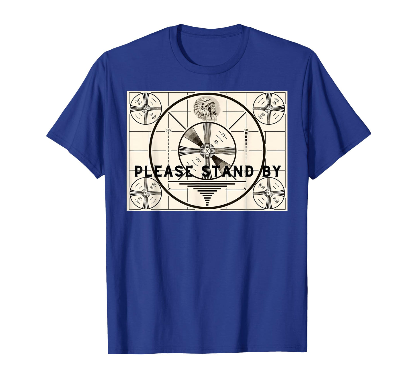 Vintage Old Test Pattern Please Stand By TV T-Shirt