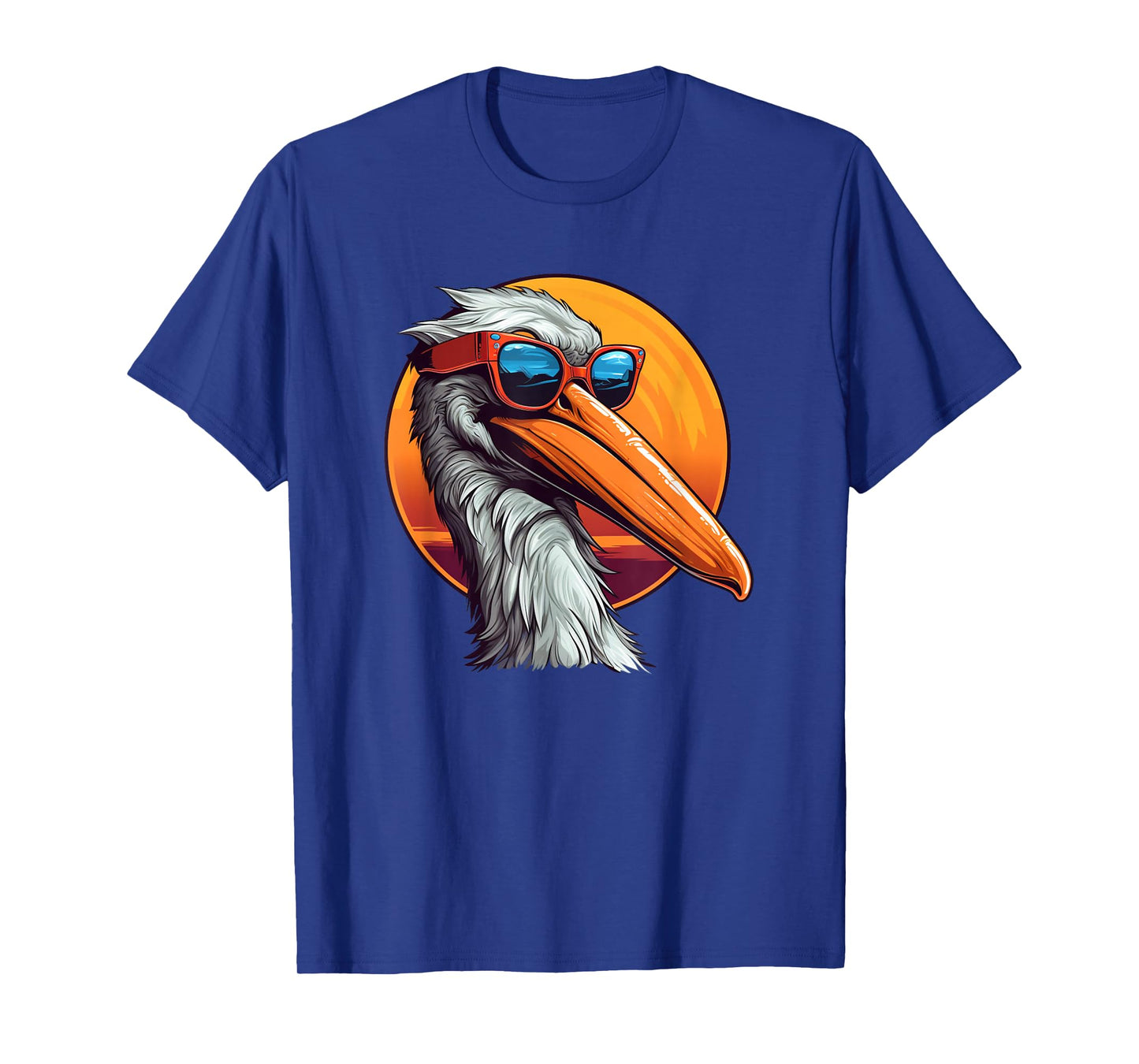 Funny Pelican with Sunglasses for Seabirds Lovers T-Shirt