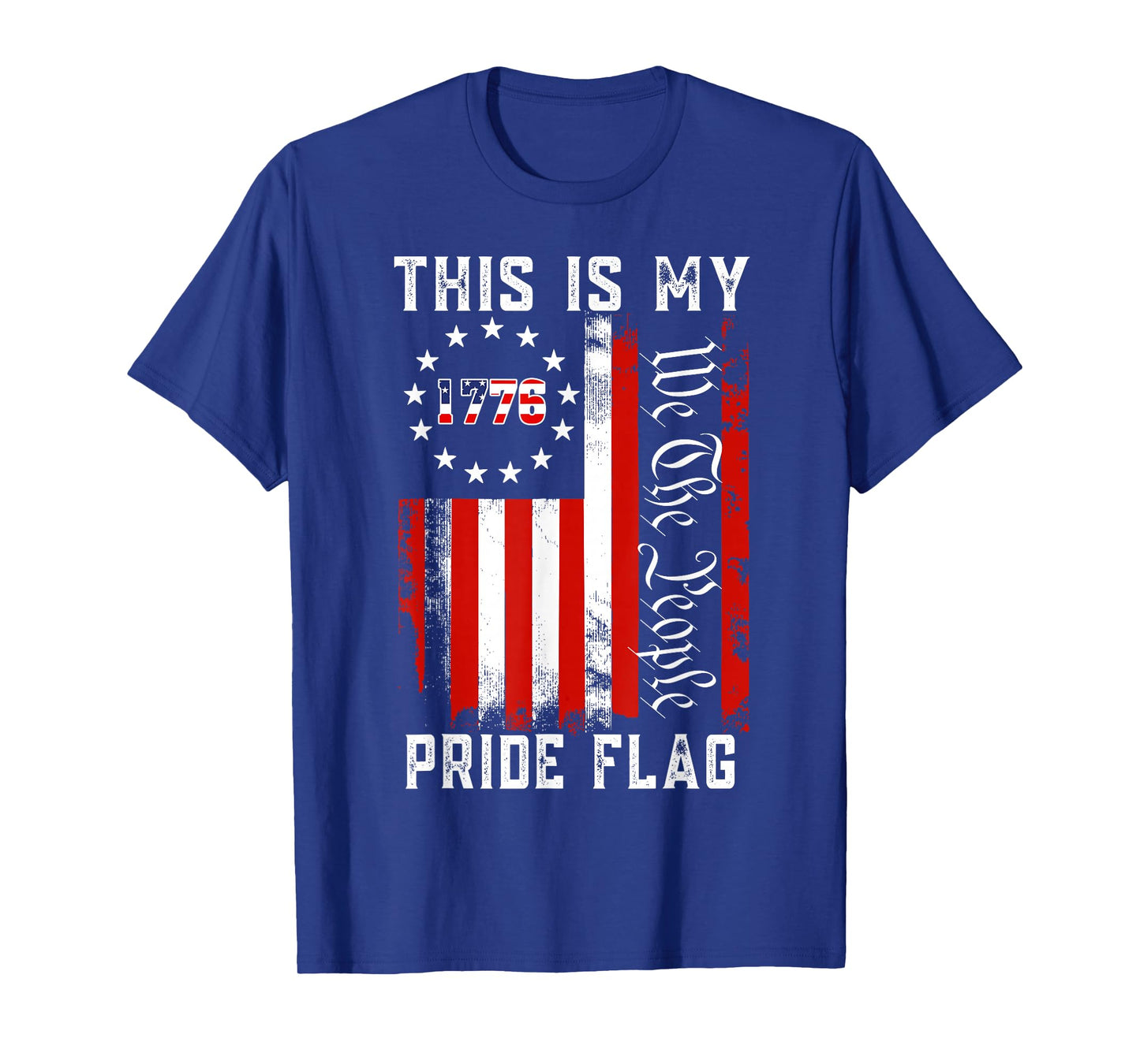 This Is My Pride Flag USA American 4th Of July Patriotic T-Shirt