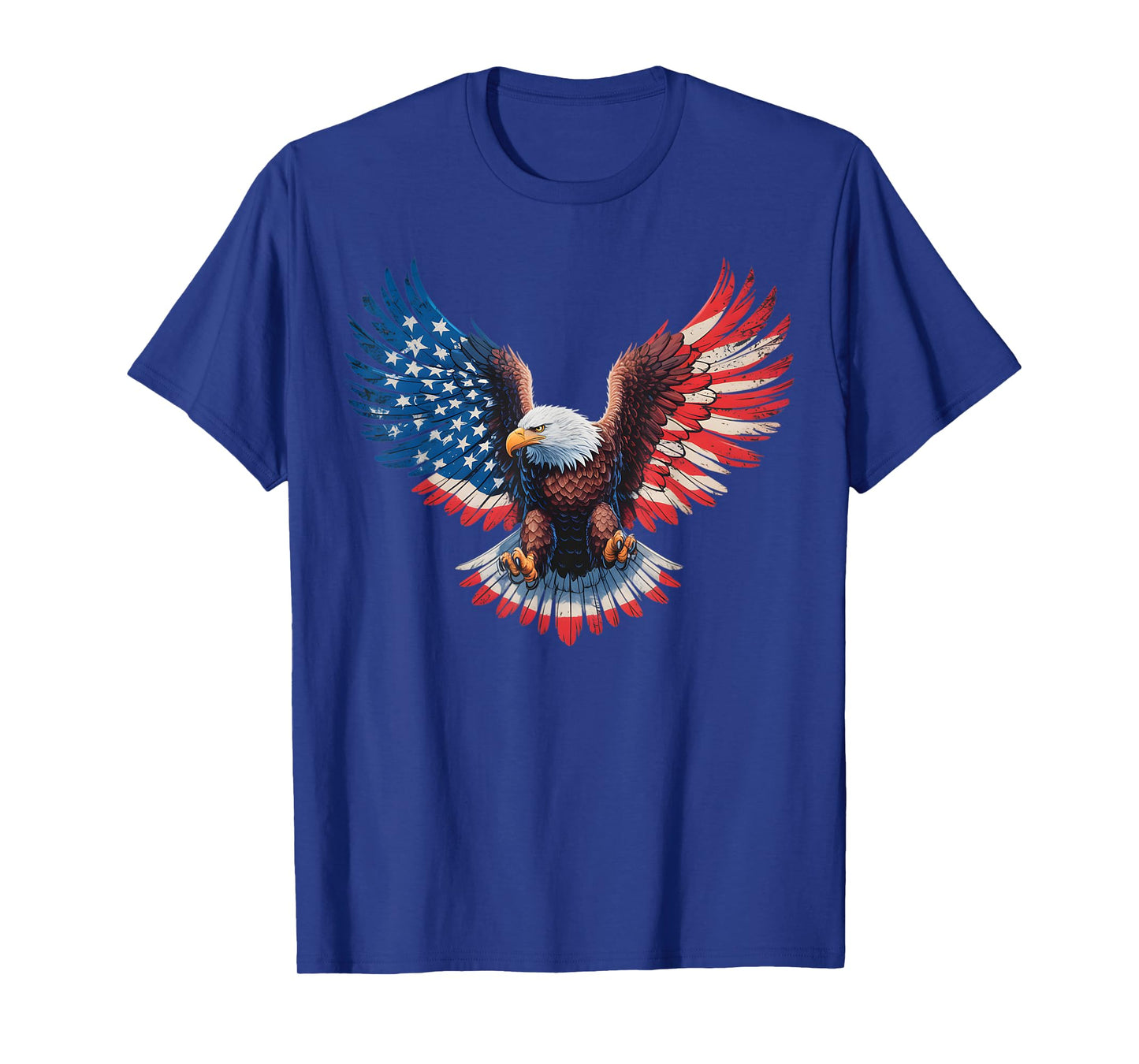 American Flag Bald Eagle Patriotic Pride 4th of July USA T-Shirt